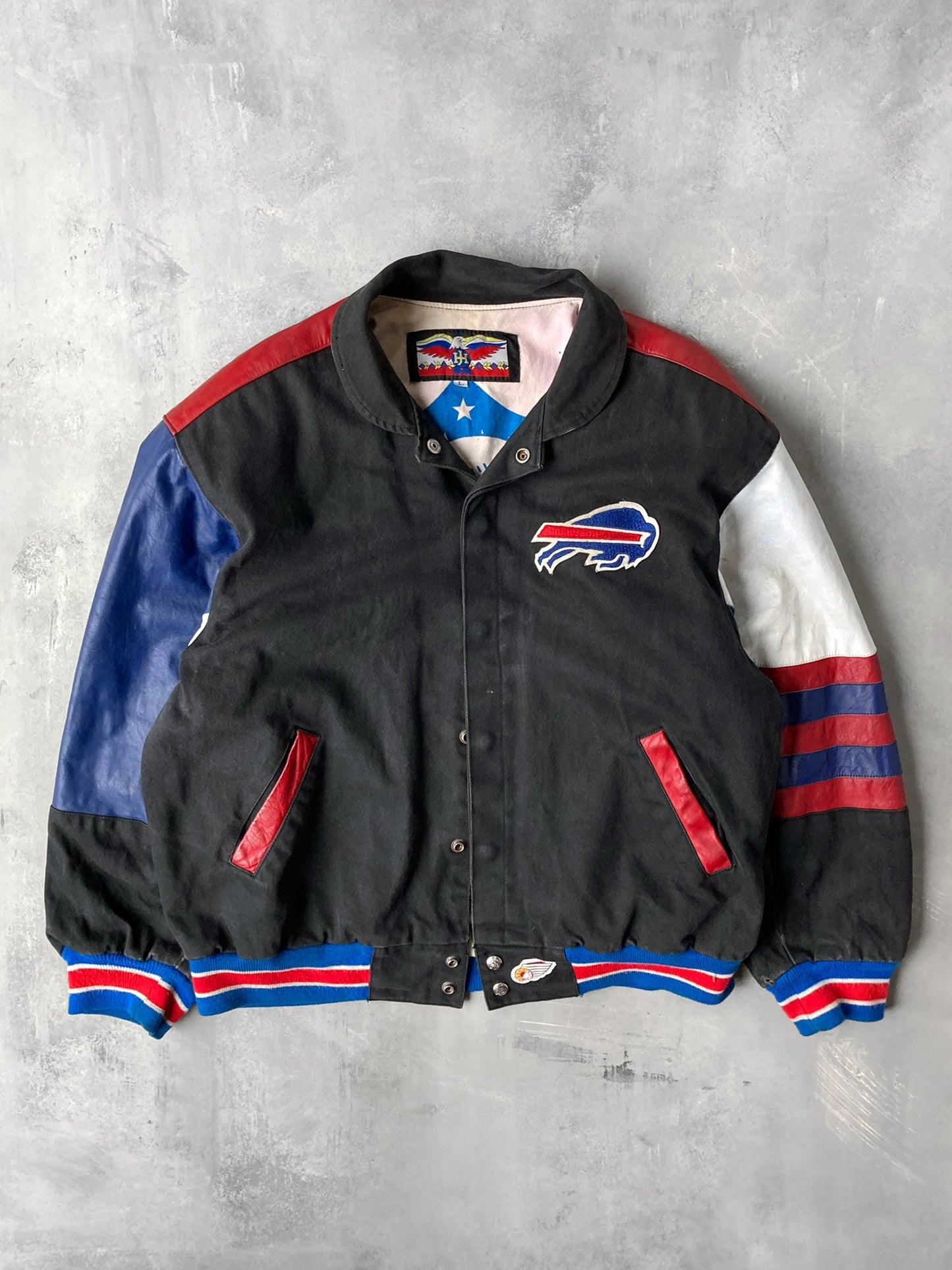 Buffalo Bills Bomber Jacket 90's - Large