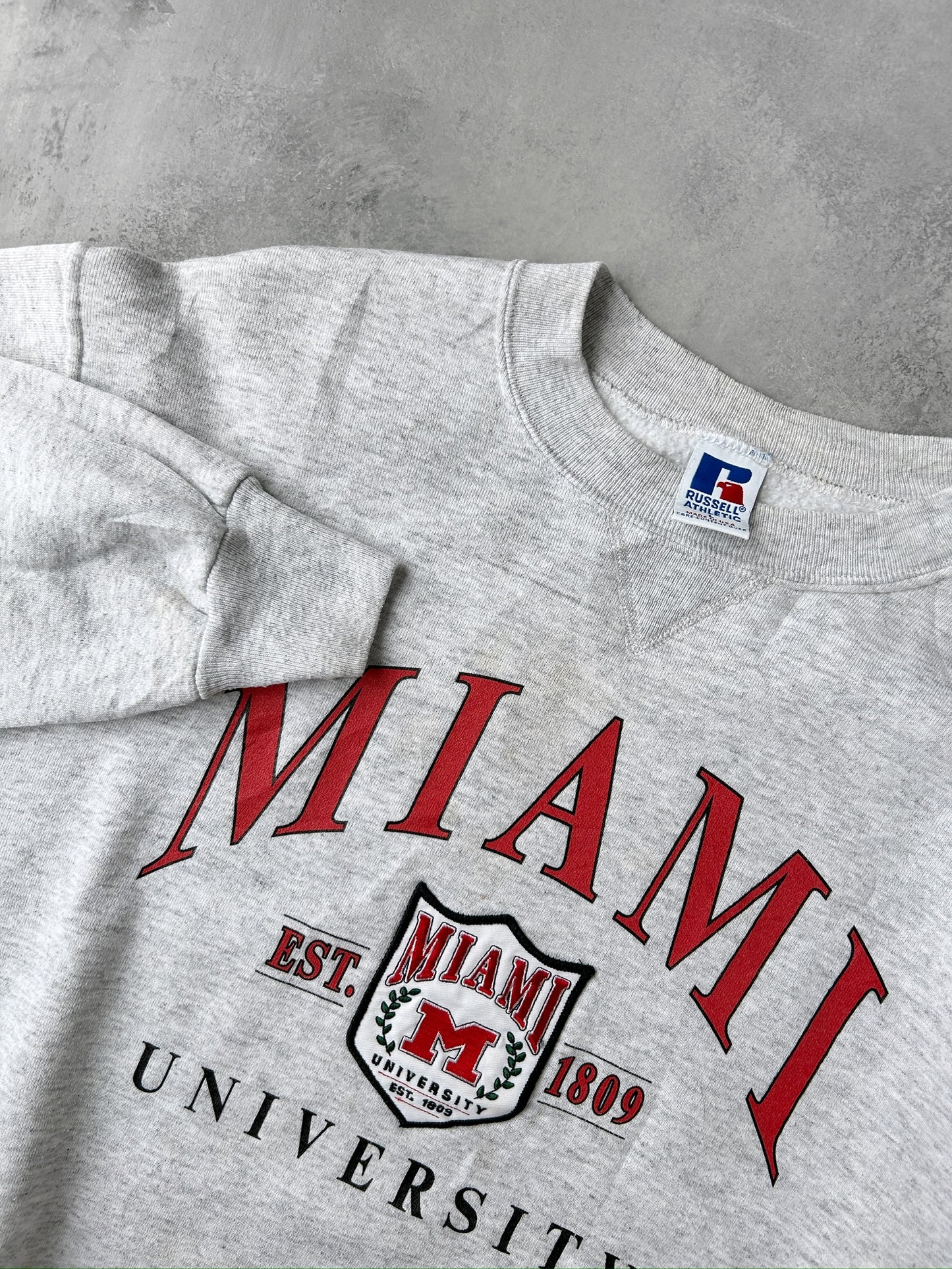 Miami University Sweatshirt 90's - Large