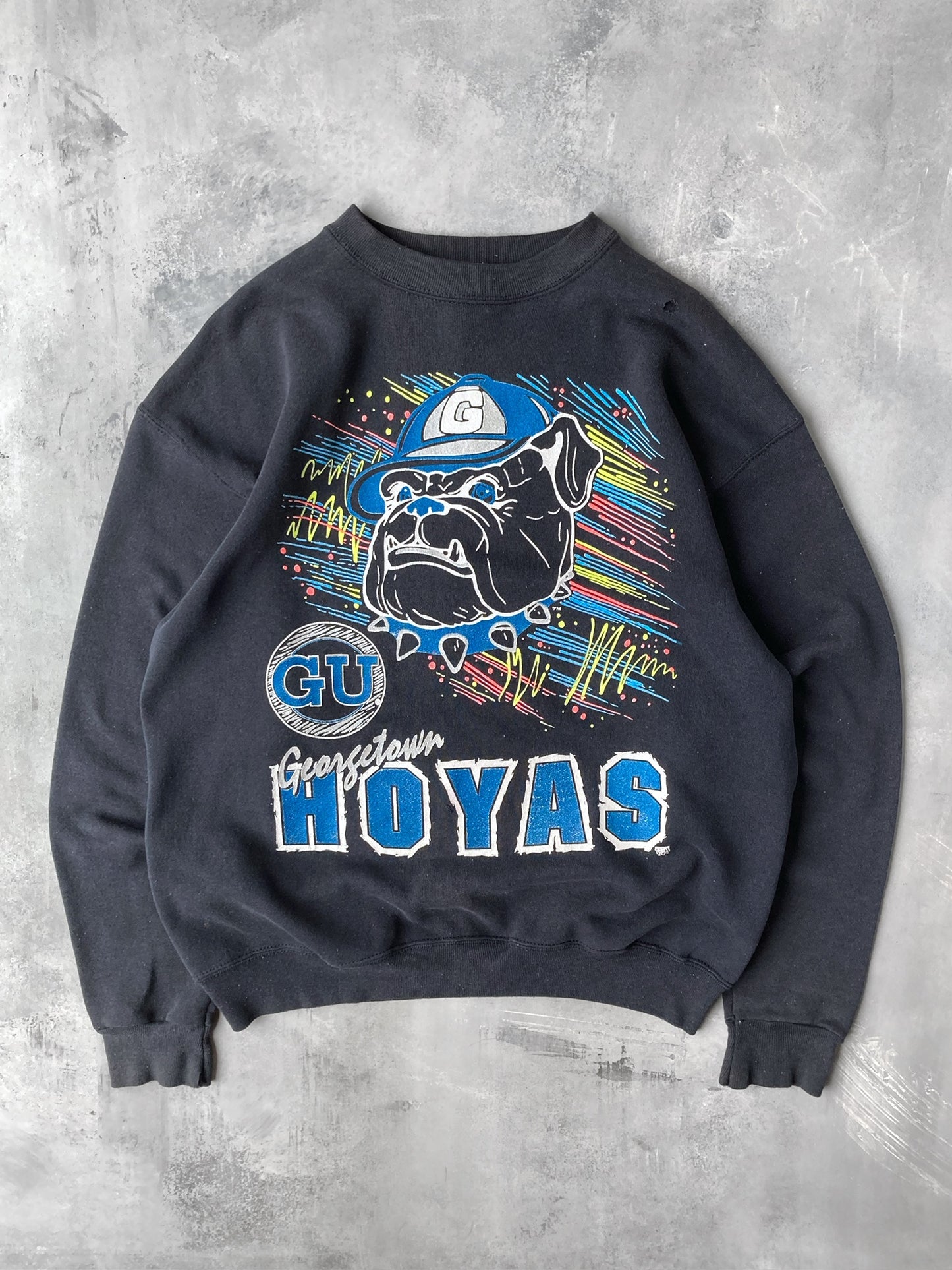 Georgetown University Crewneck 90's – Large