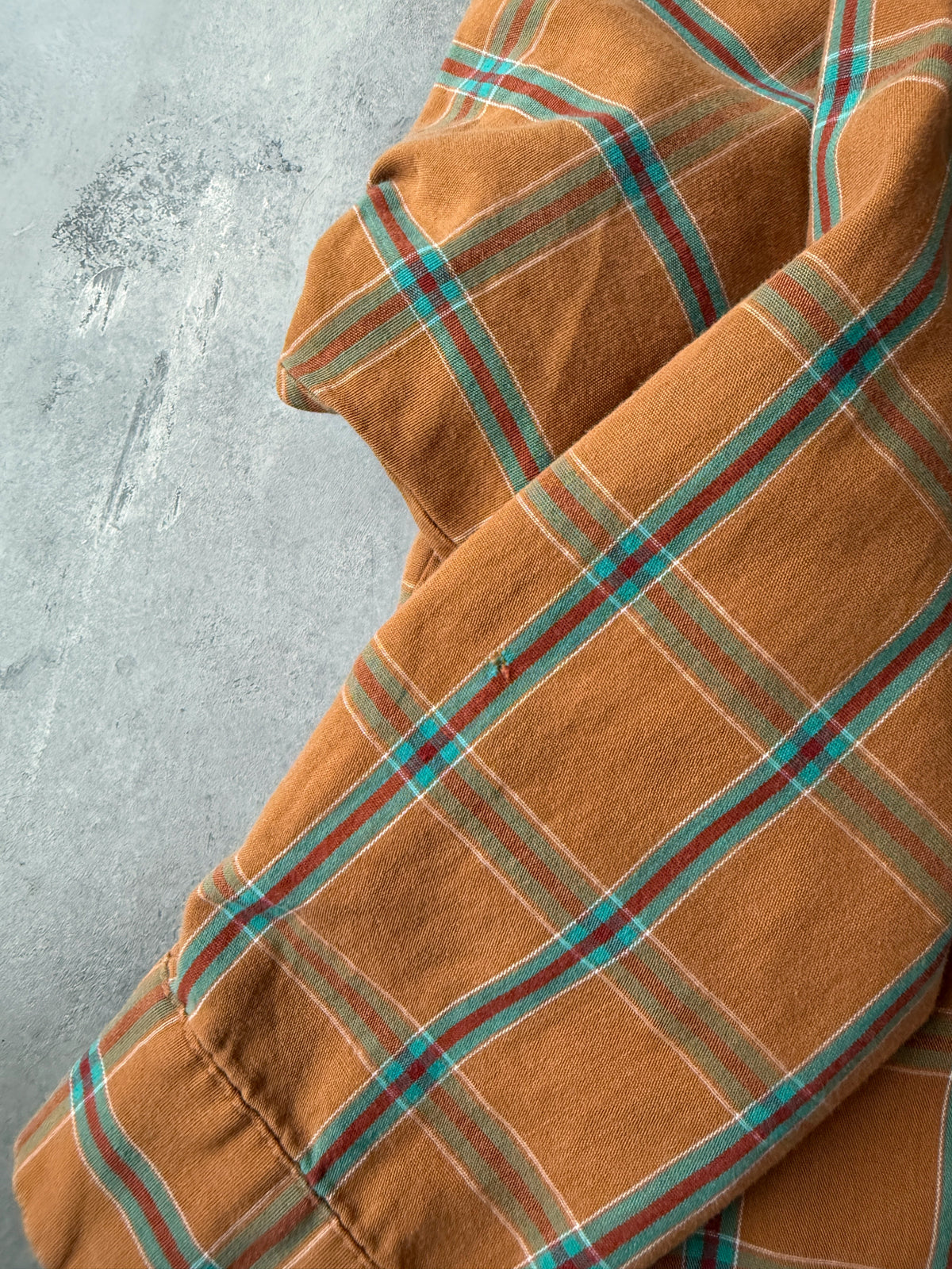 King Cotton Plaid Shirt 60's - Large / XL