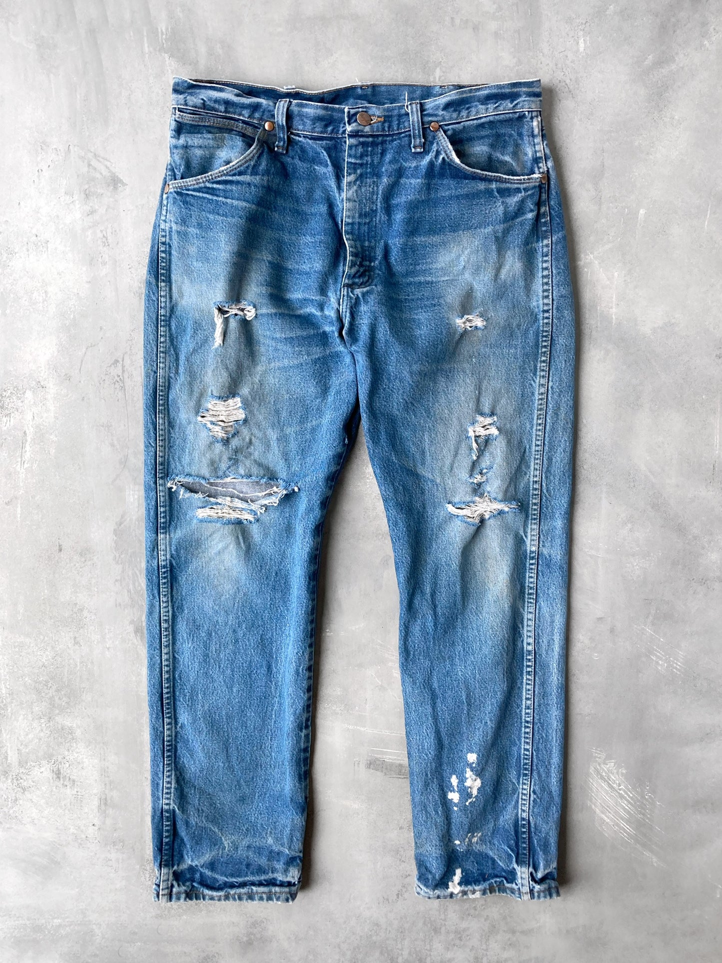 Distressed Wrangler Jeans 00's - 34x31