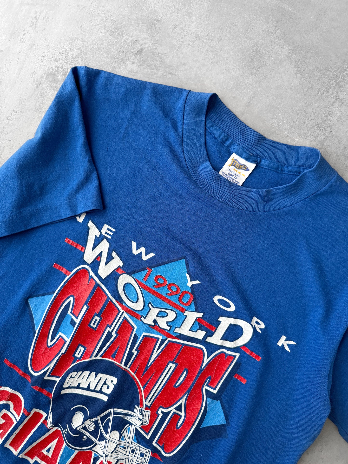 New York Giants Super Bowl T-Shirt '90 - Small
