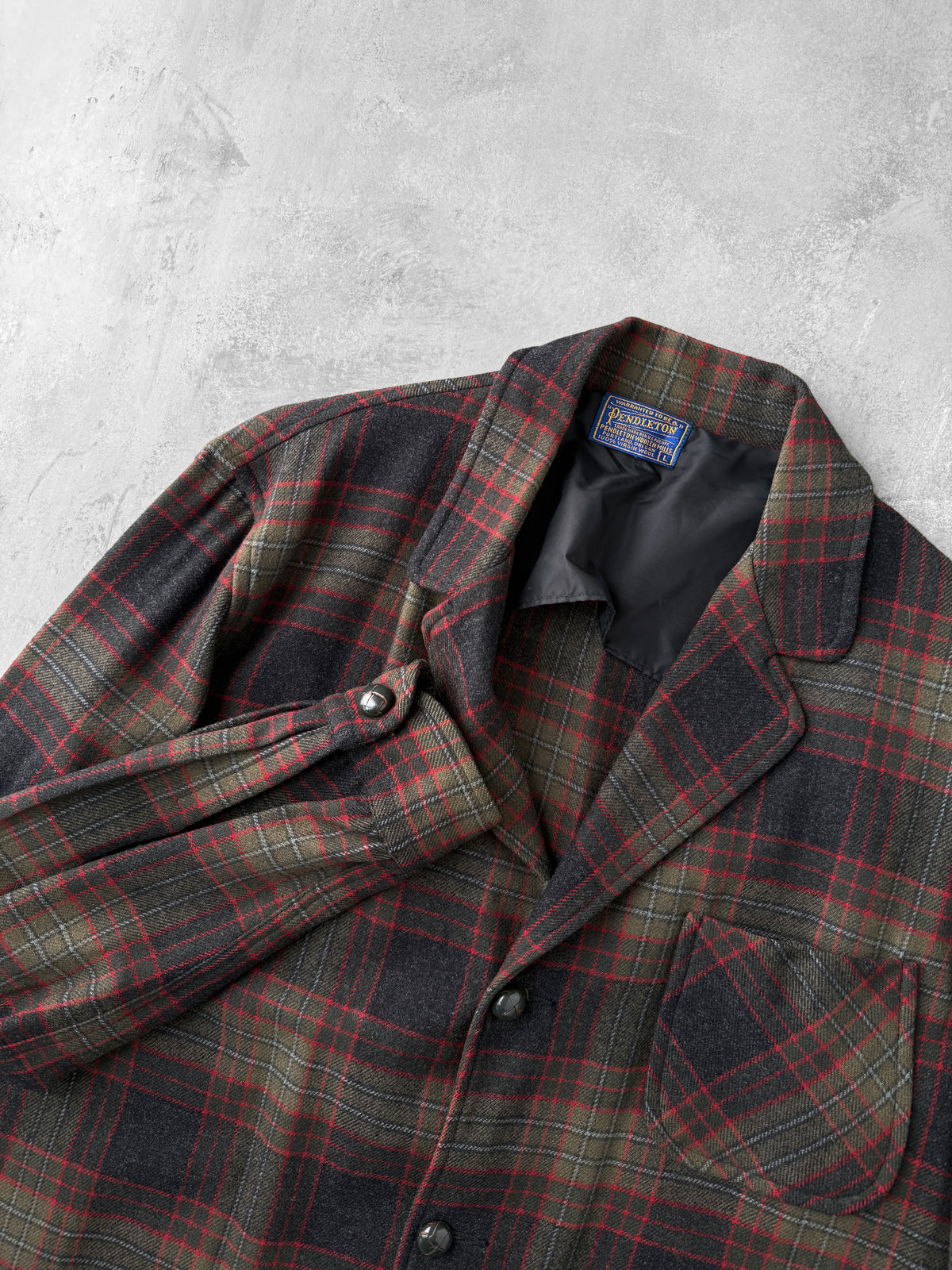 Pendleton Wool Jacket 70's - Large