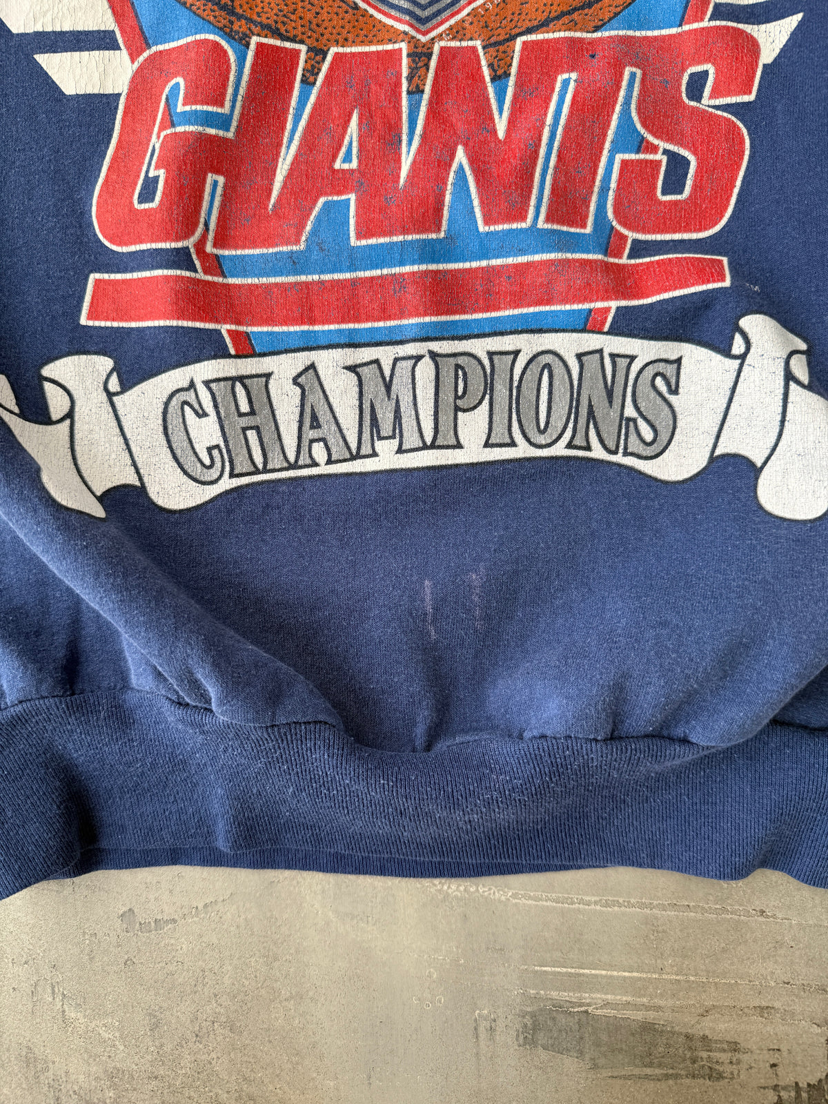 New York Giants Super Bowl Sweatshirt '89 - Small