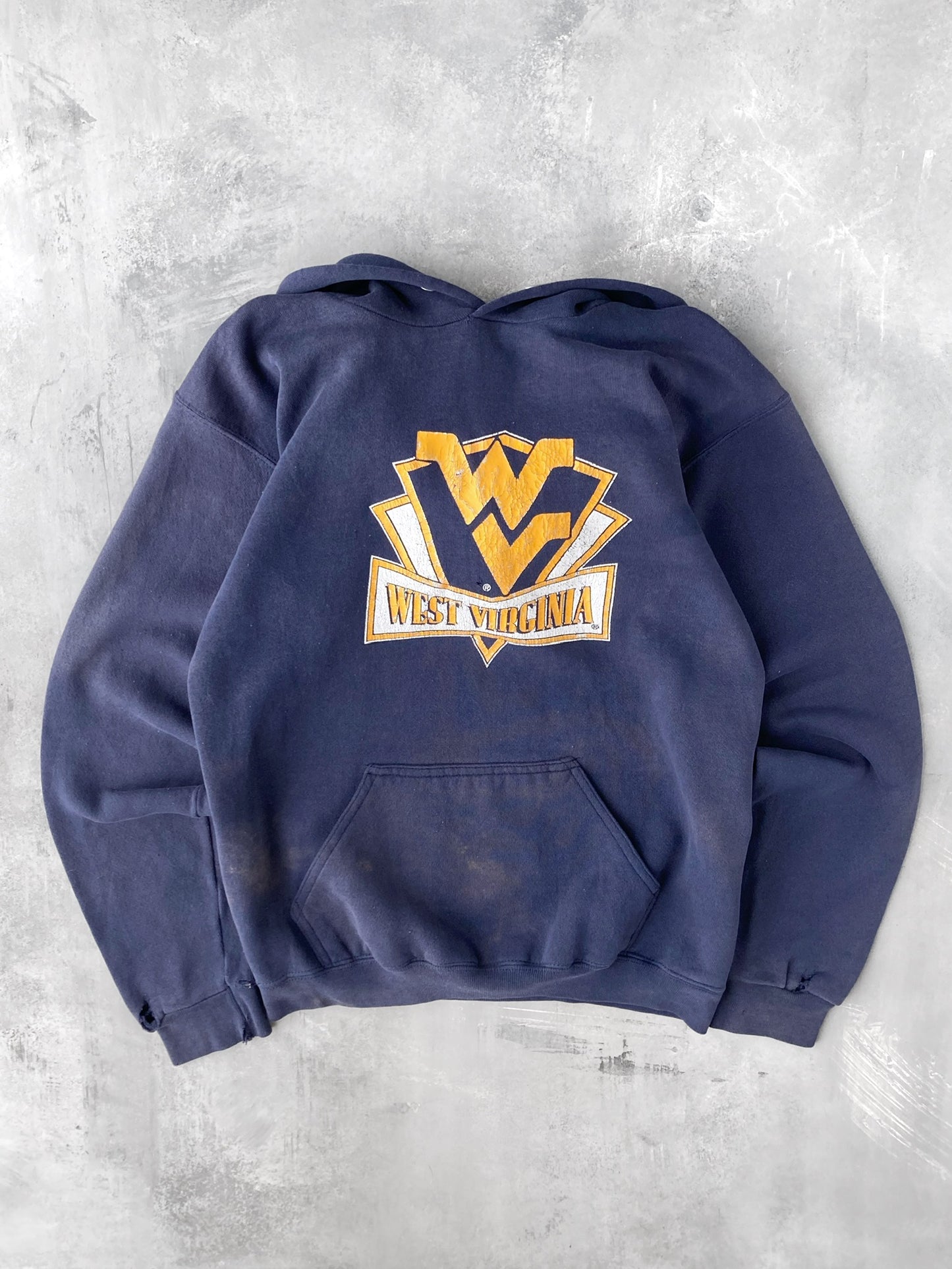 West Virginia Hoodie 90's - Small/ Medium