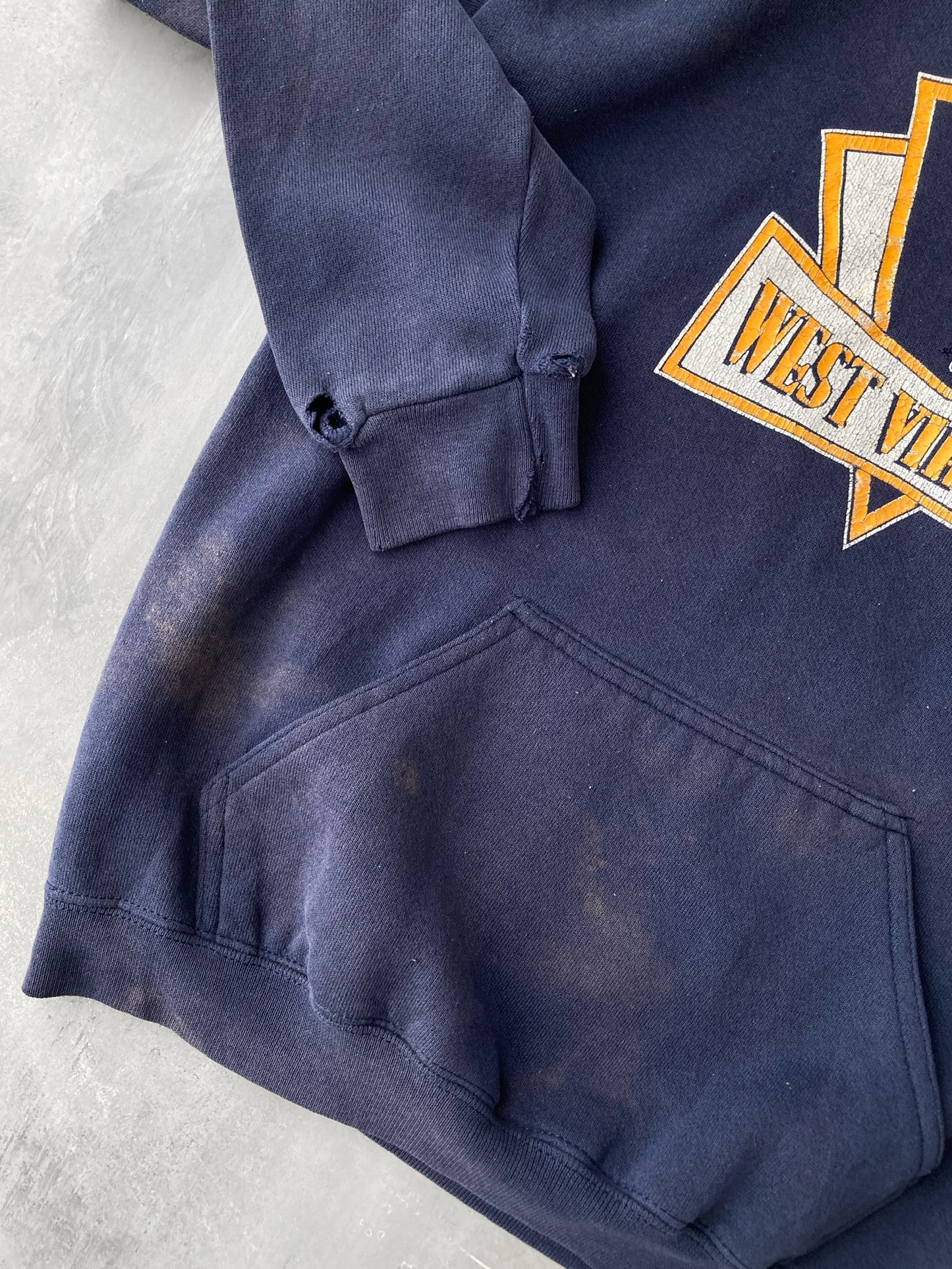 West Virginia Hoodie 90's - Small/ Medium