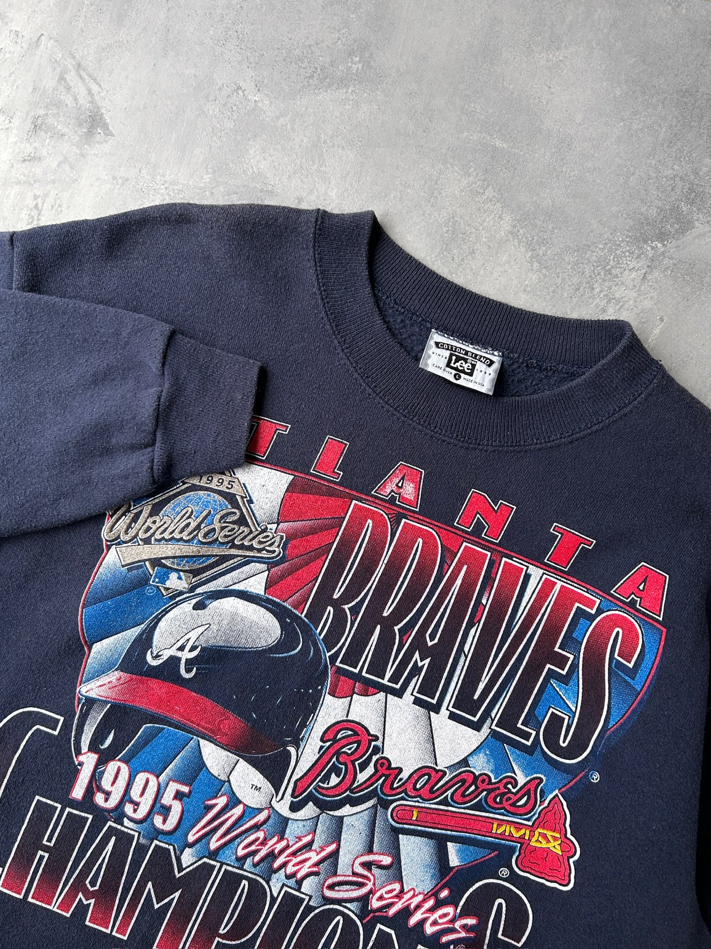 Atlanta Braves World Series Sweatshirt '95 - Large