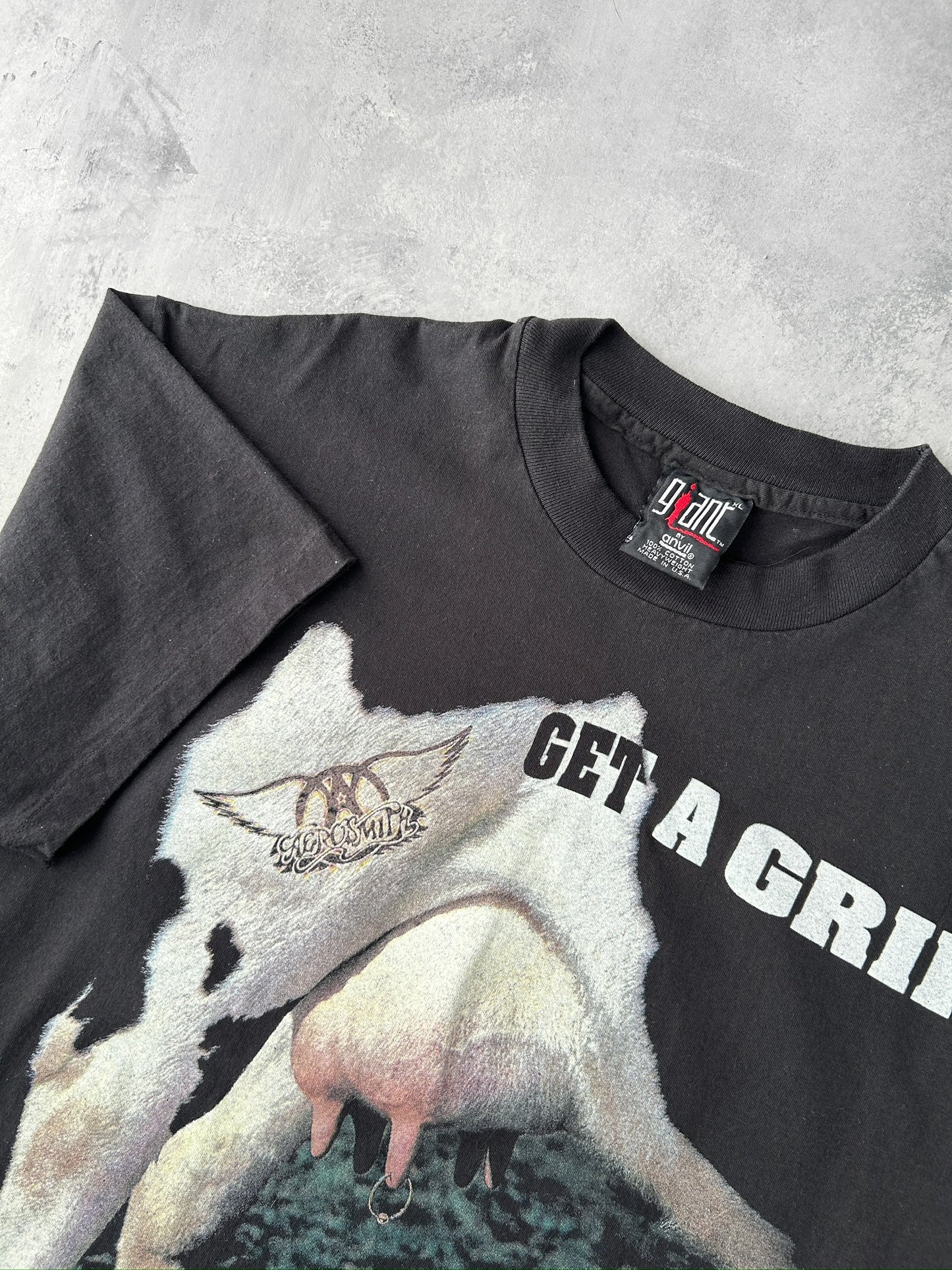 Aerosmith Get a Grip Album T-Shirt '93 - XL