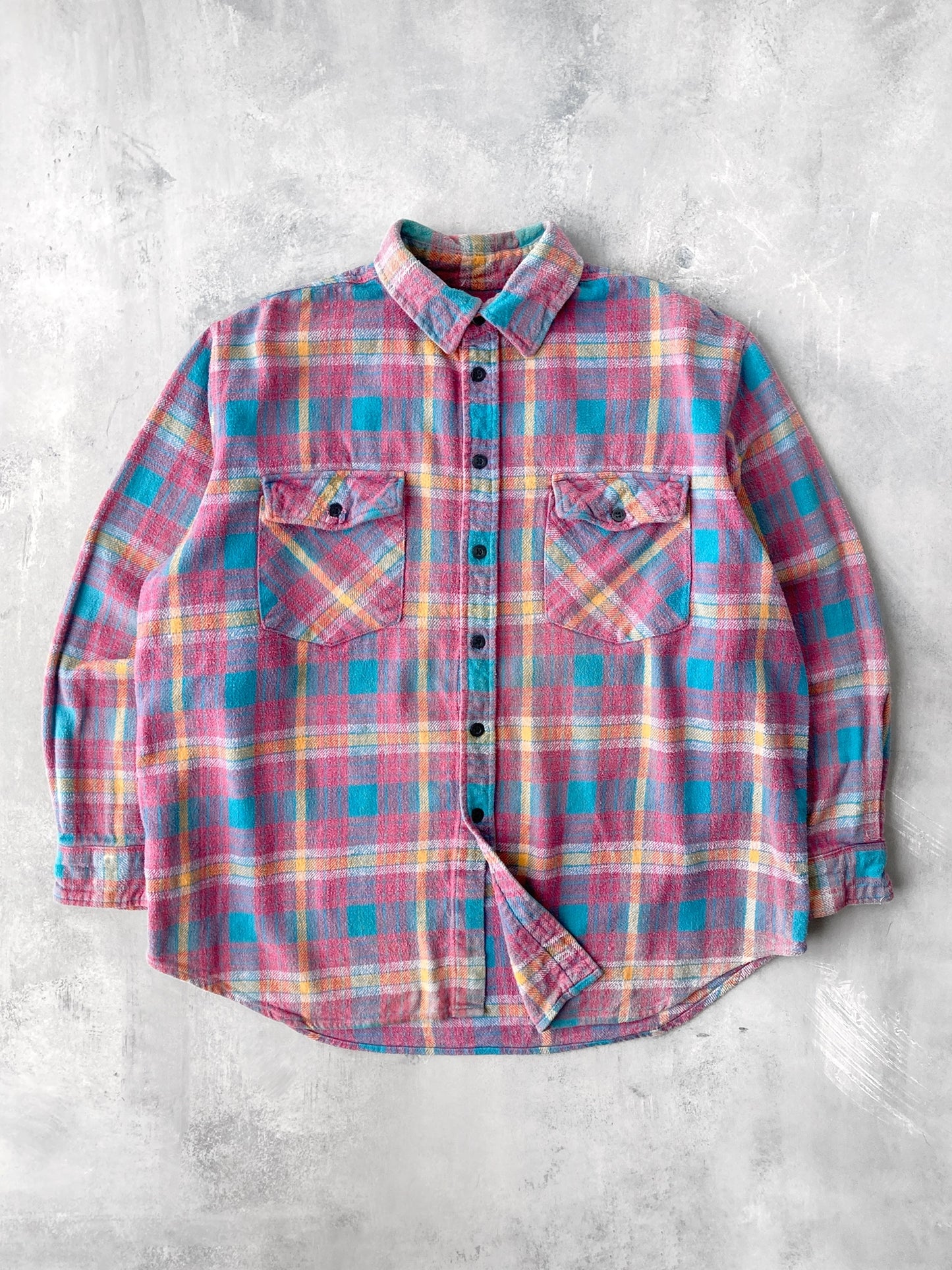 Plaid Flannel Shirt 90's - Large