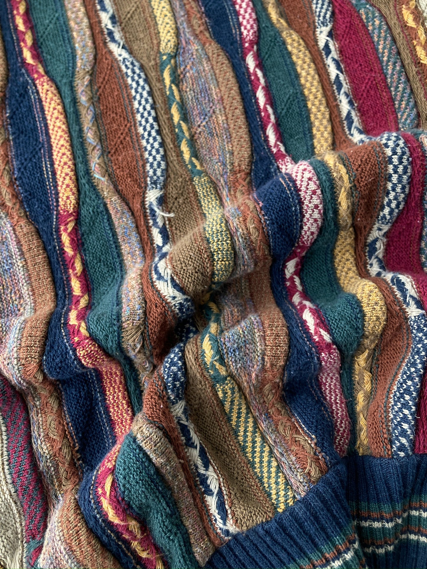 Multi Texture Sweater 90's - XL