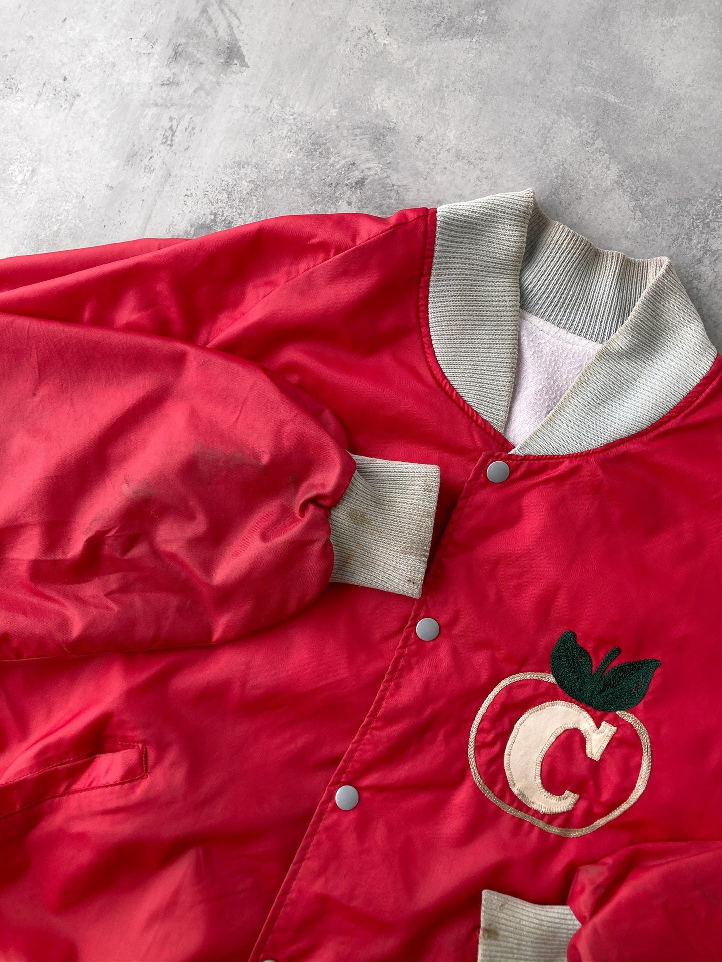 Cortland Apples Bomber Jacket 80's - XL