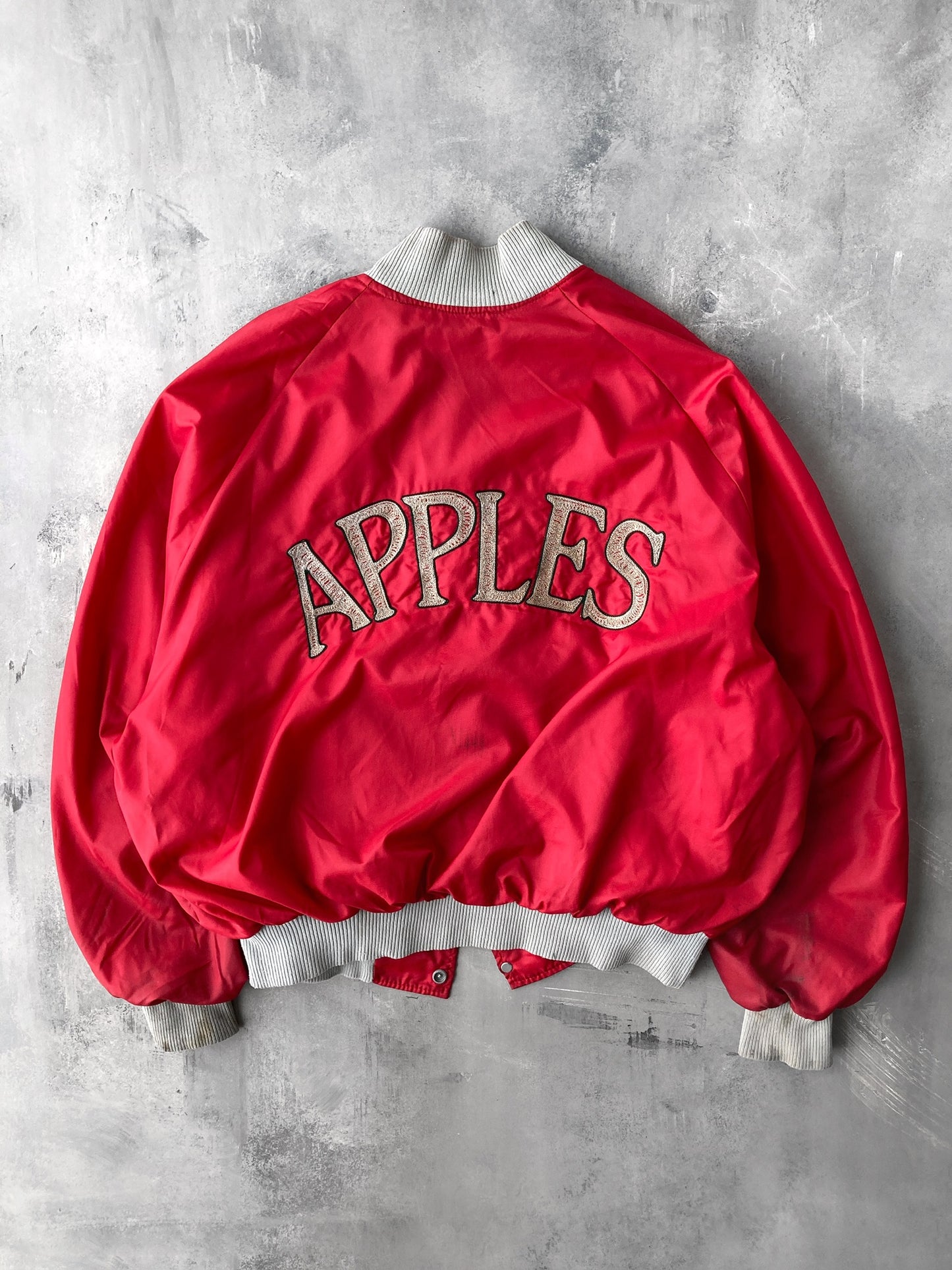 Cortland Apples Bomber Jacket 80's - XL
