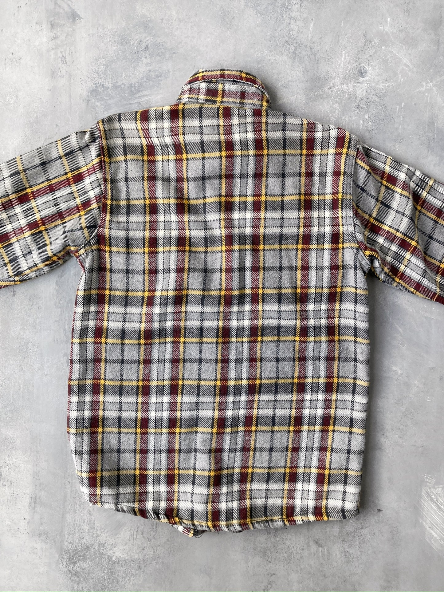 Plaid Flannel Shirt 80's - Medium