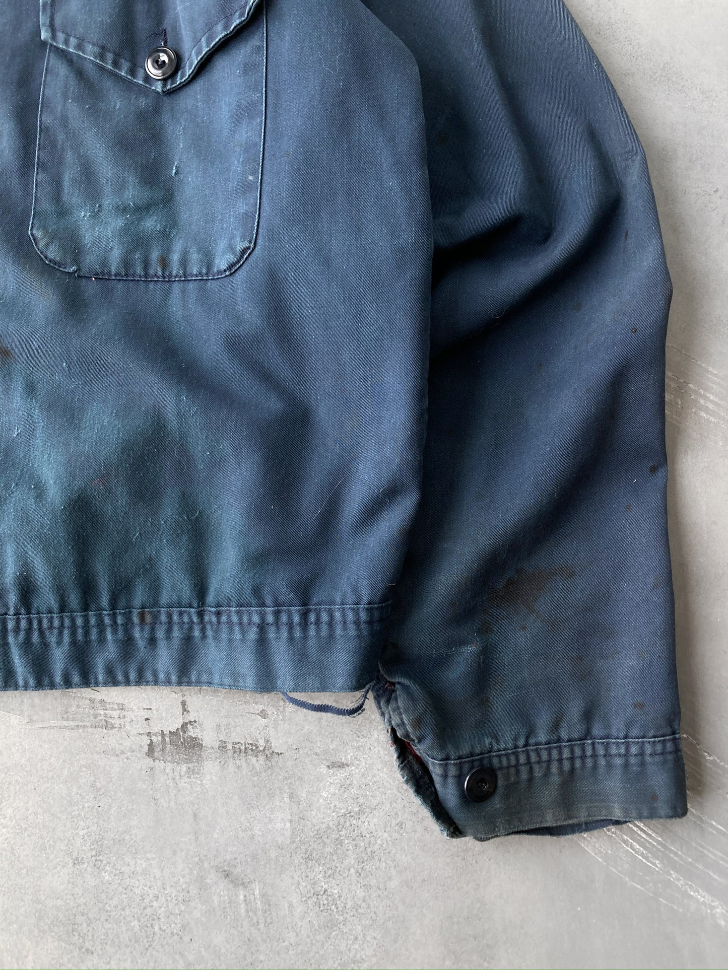 Distressed Mechanic Jacket 80's - Large