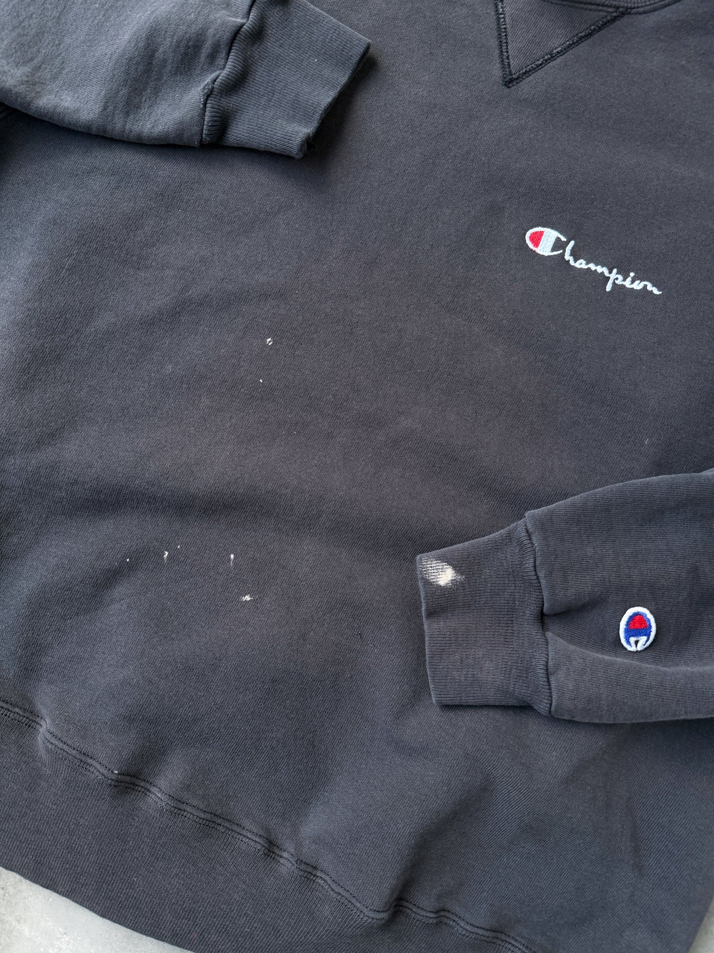 Champion Logo Sweatshirt 90's - Large