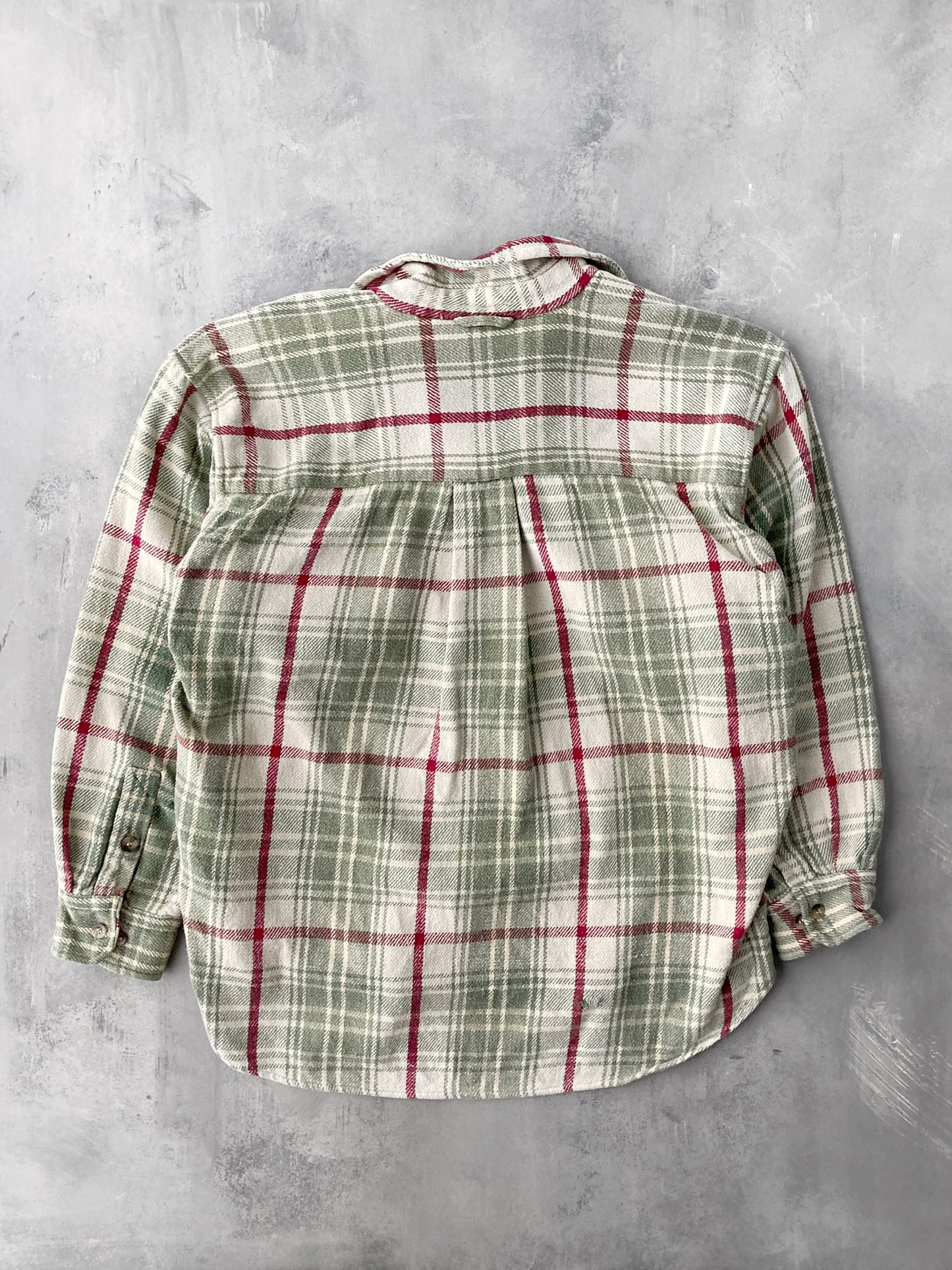 Plaid Shirt Jacket 90's - Large