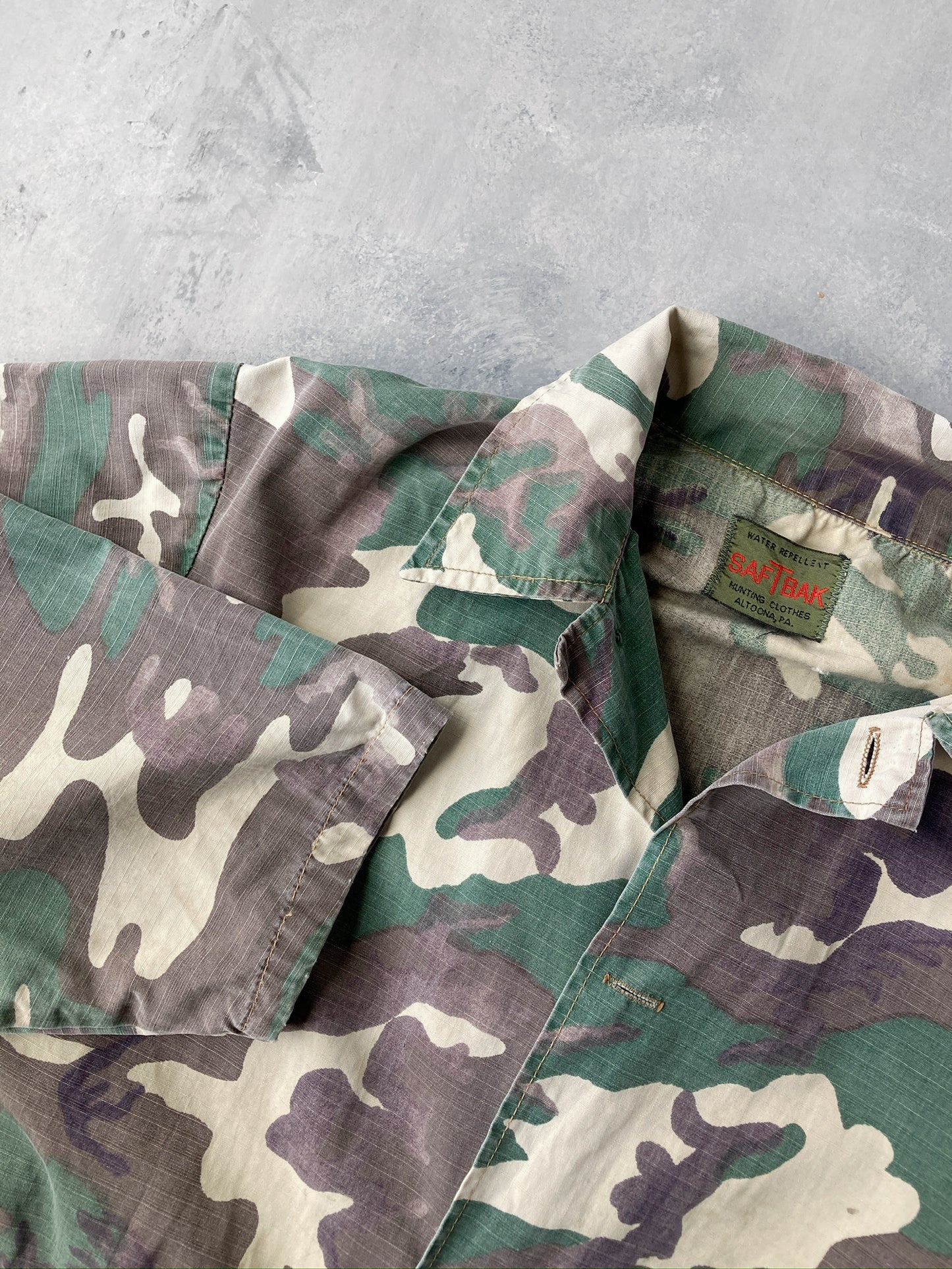 Camo Fatigue Jacket 80's - Large