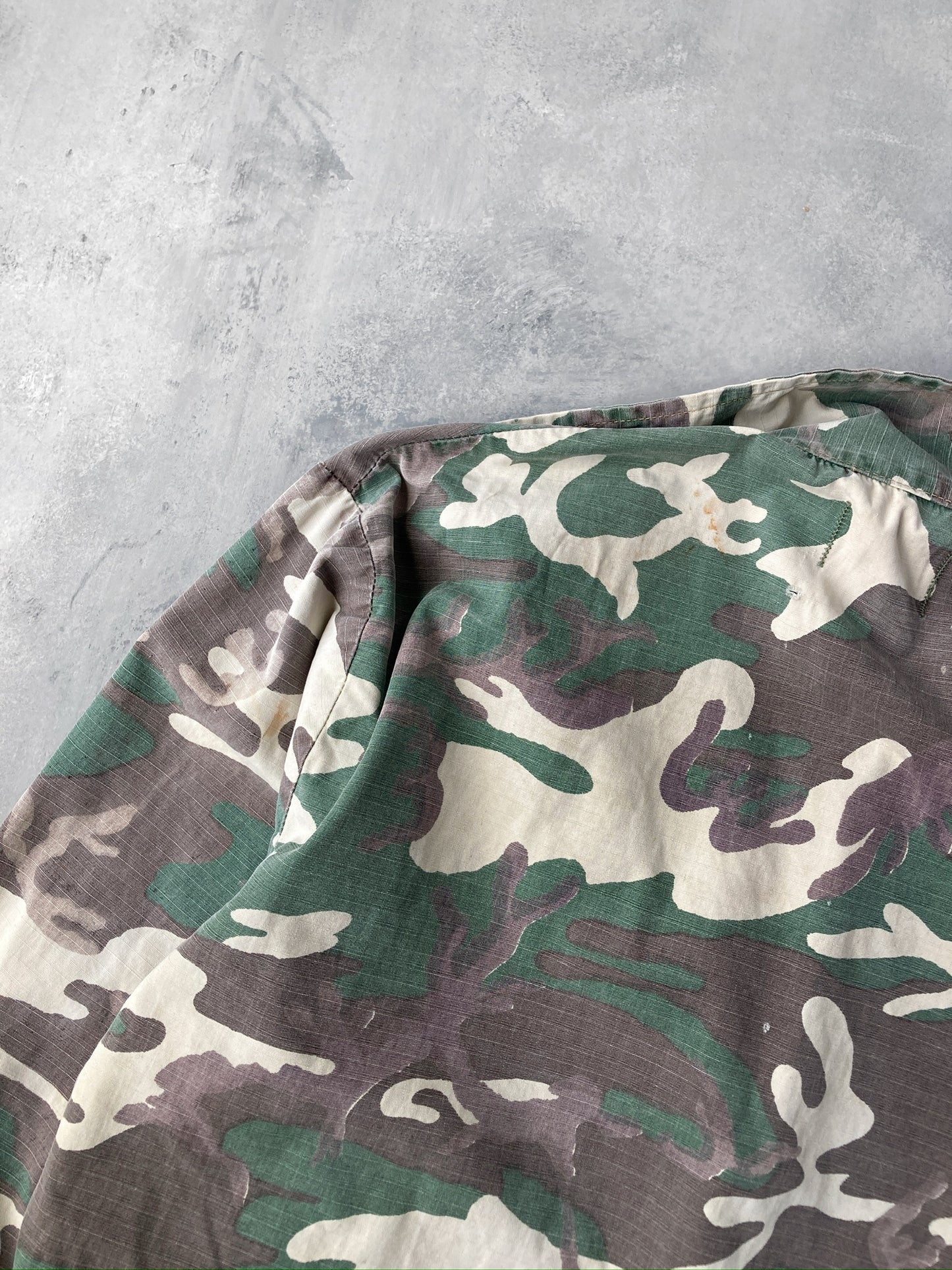 Camo Fatigue Jacket 80's - Large