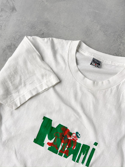 Miami Hurricanes T-Shirt 80's - Medium
