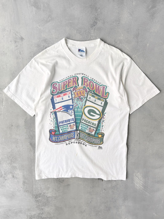 Super Bowl XXXI T-Shirt '97 - Large