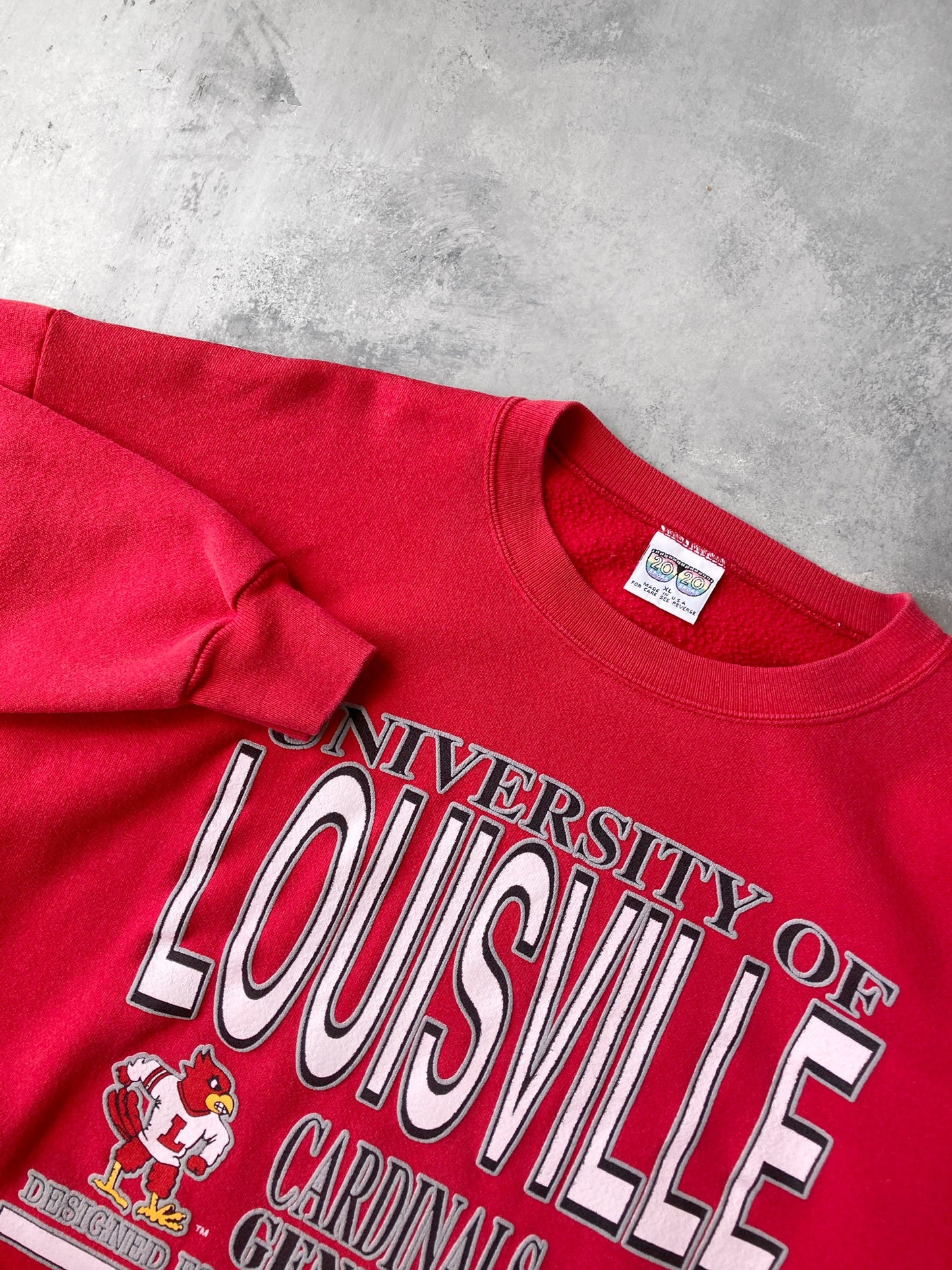 University of Louisville Crewneck 90's - Large / XL