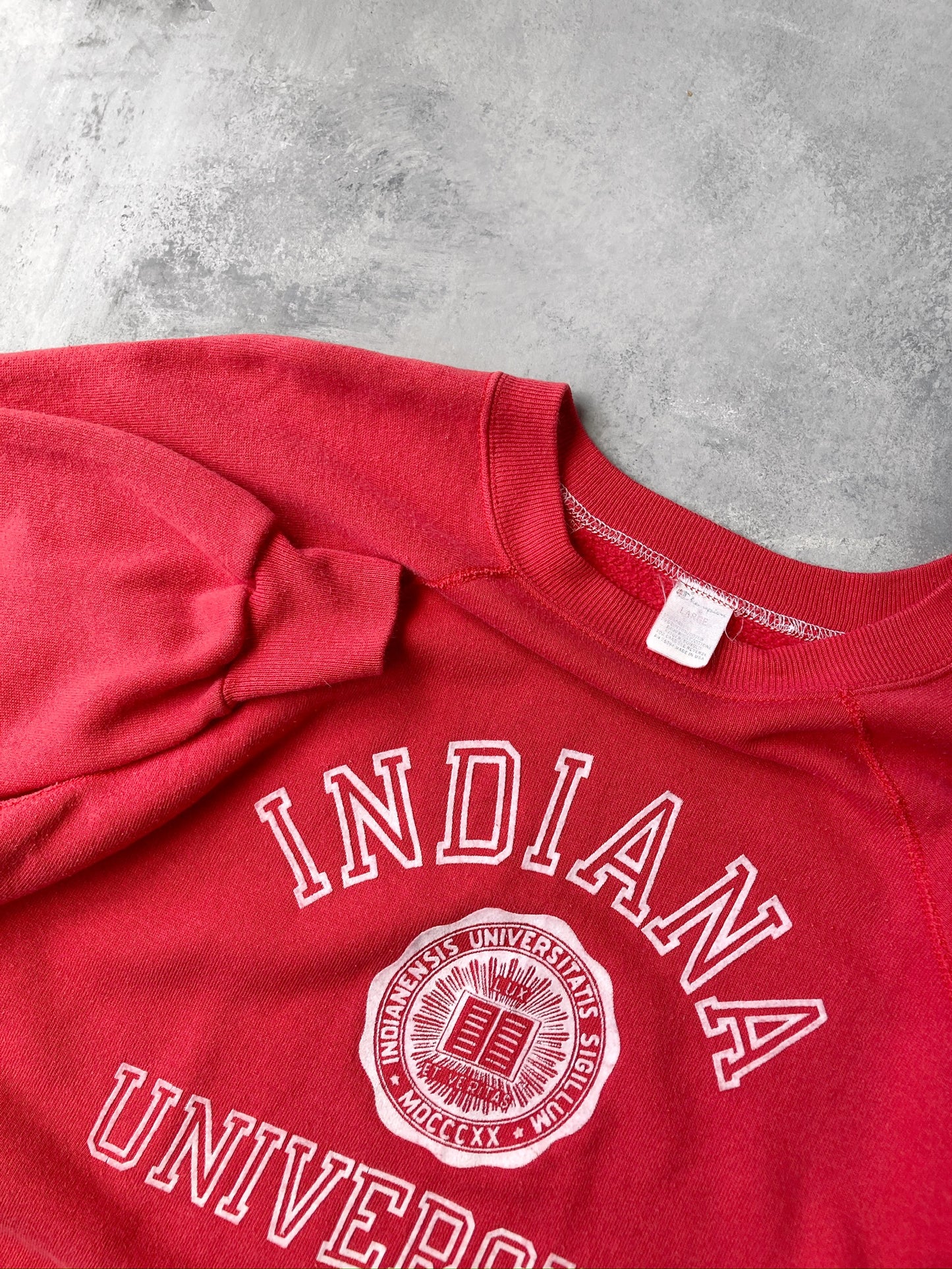 Indiana University Crewneck 80's - Medium / Large