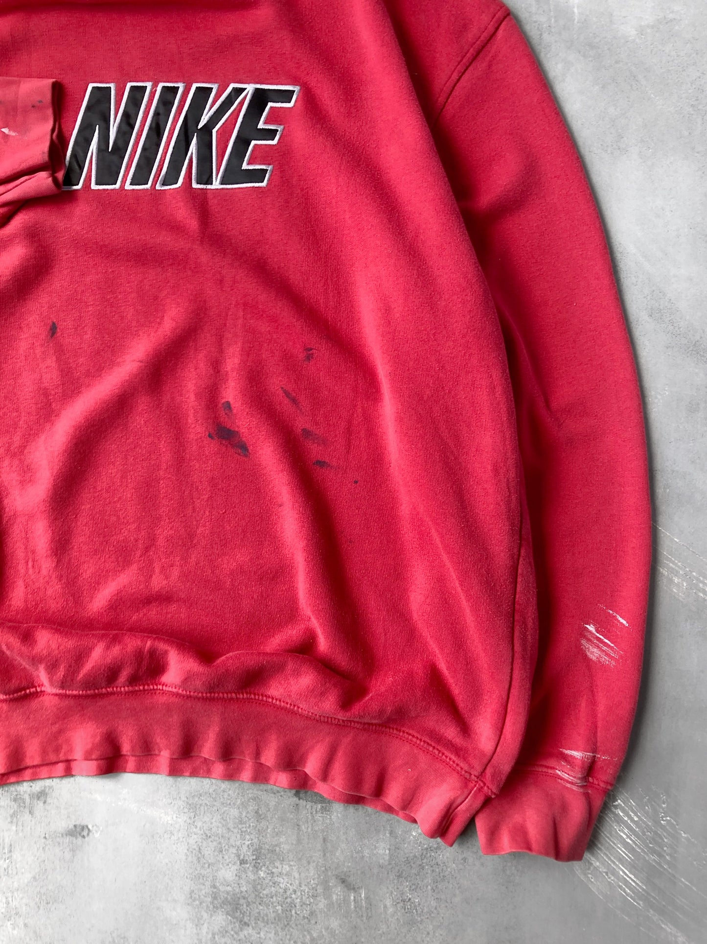 Distressed Nike Sweatshirt Y2K - XL