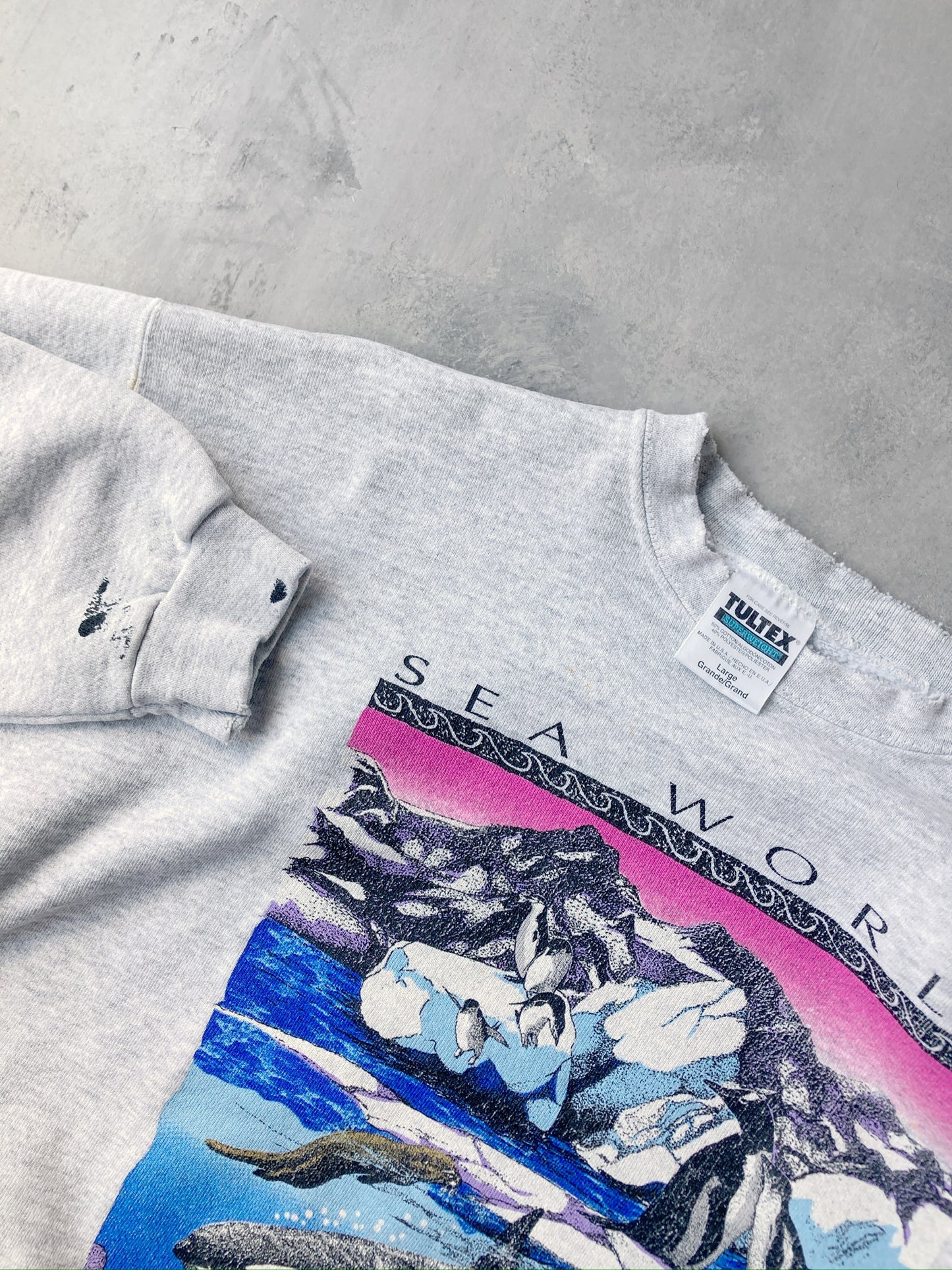 Sea World Sweatshirt 90's - Large