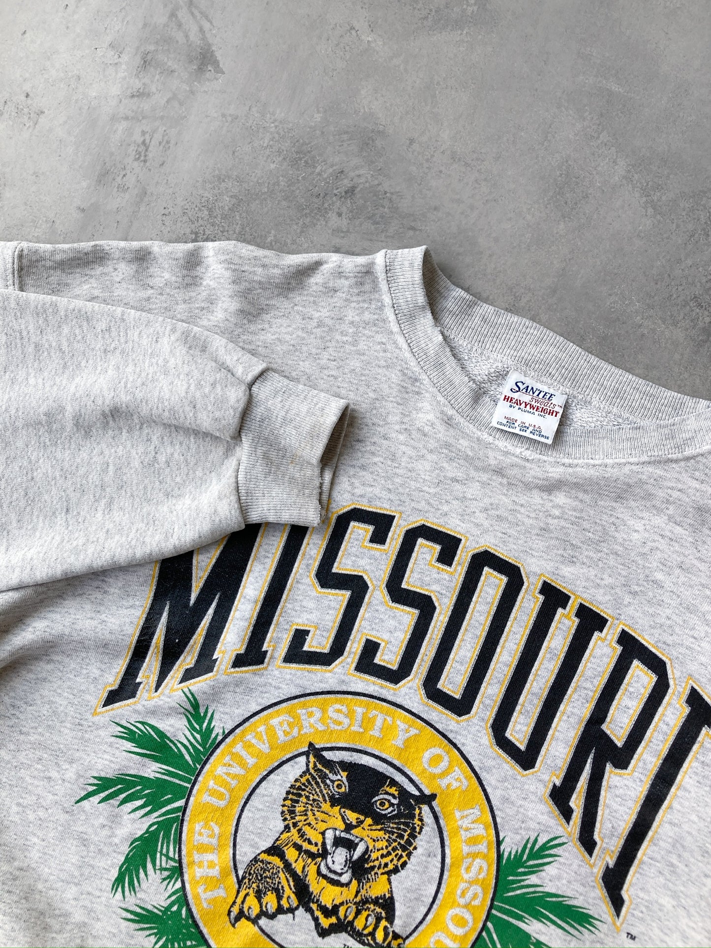 University of Missouri Tigers Sweatshirt 90's - XL