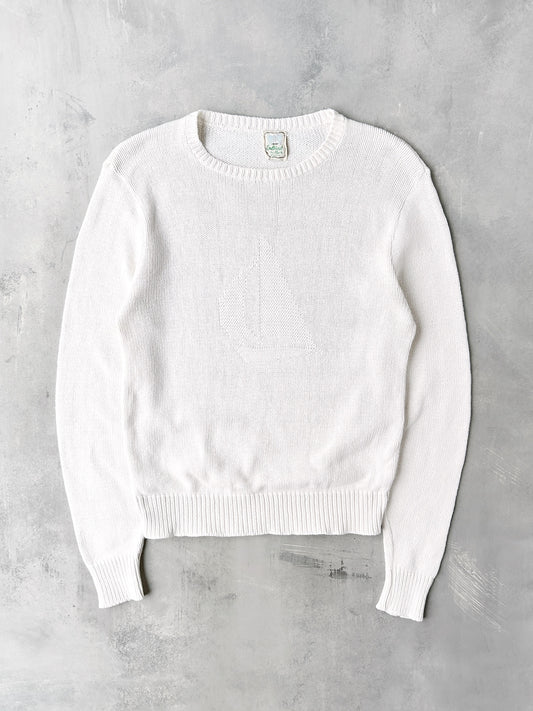 Sailboat Sweater 80's - XL