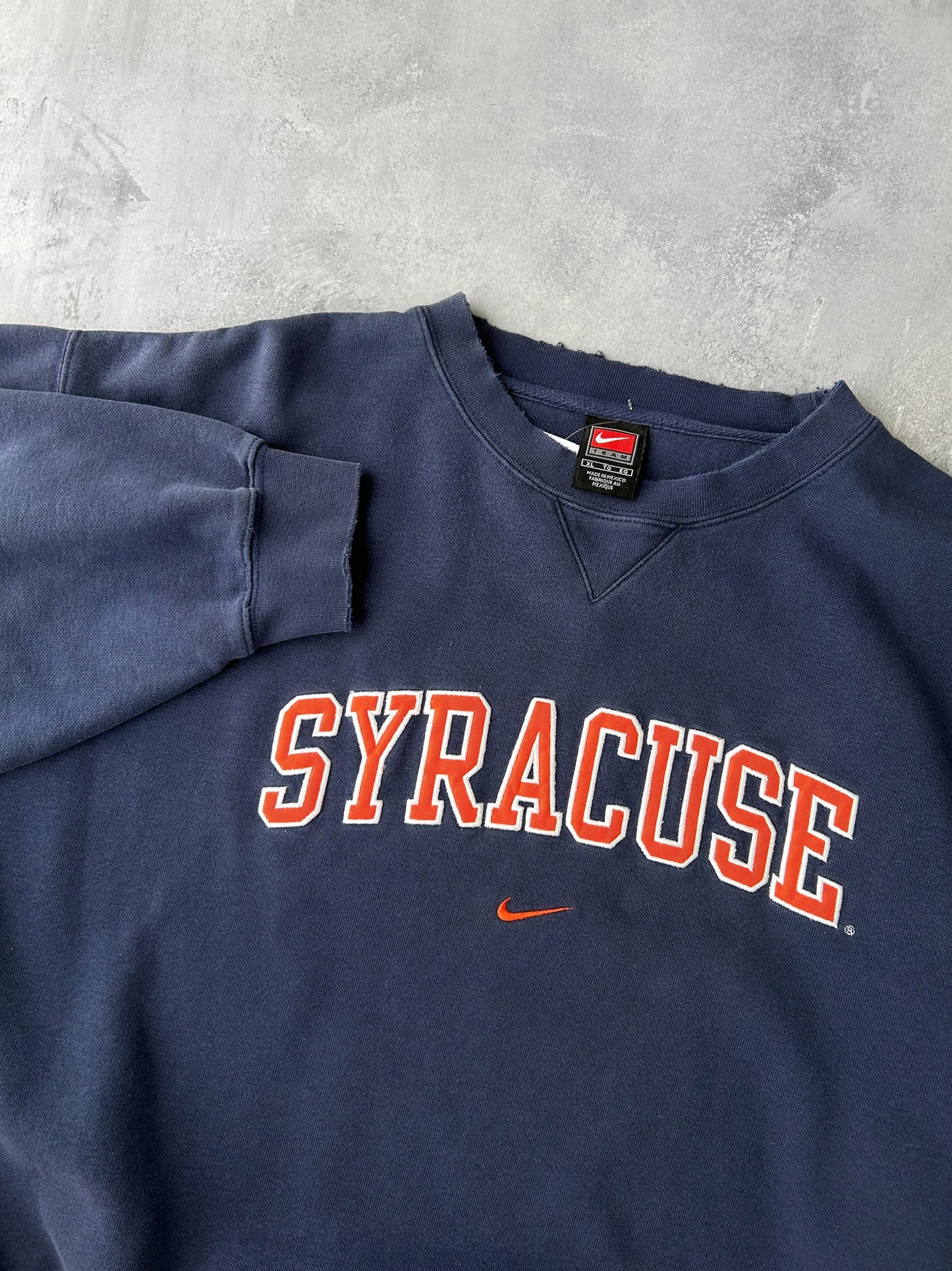 Syracuse University Nike Sweatshirt Y2K - XL