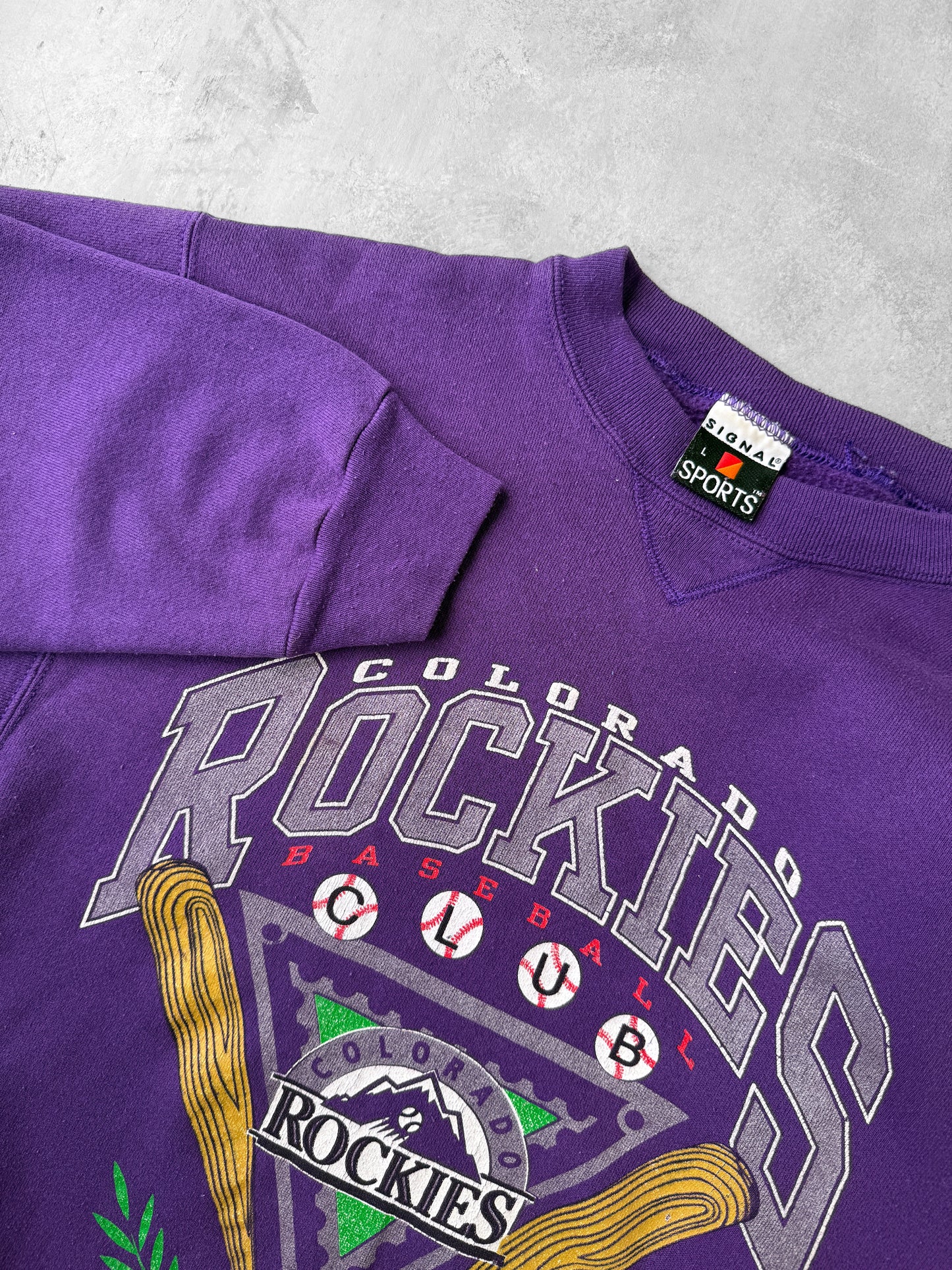 Colorado Rockies Sweatshirt '92 - Medium