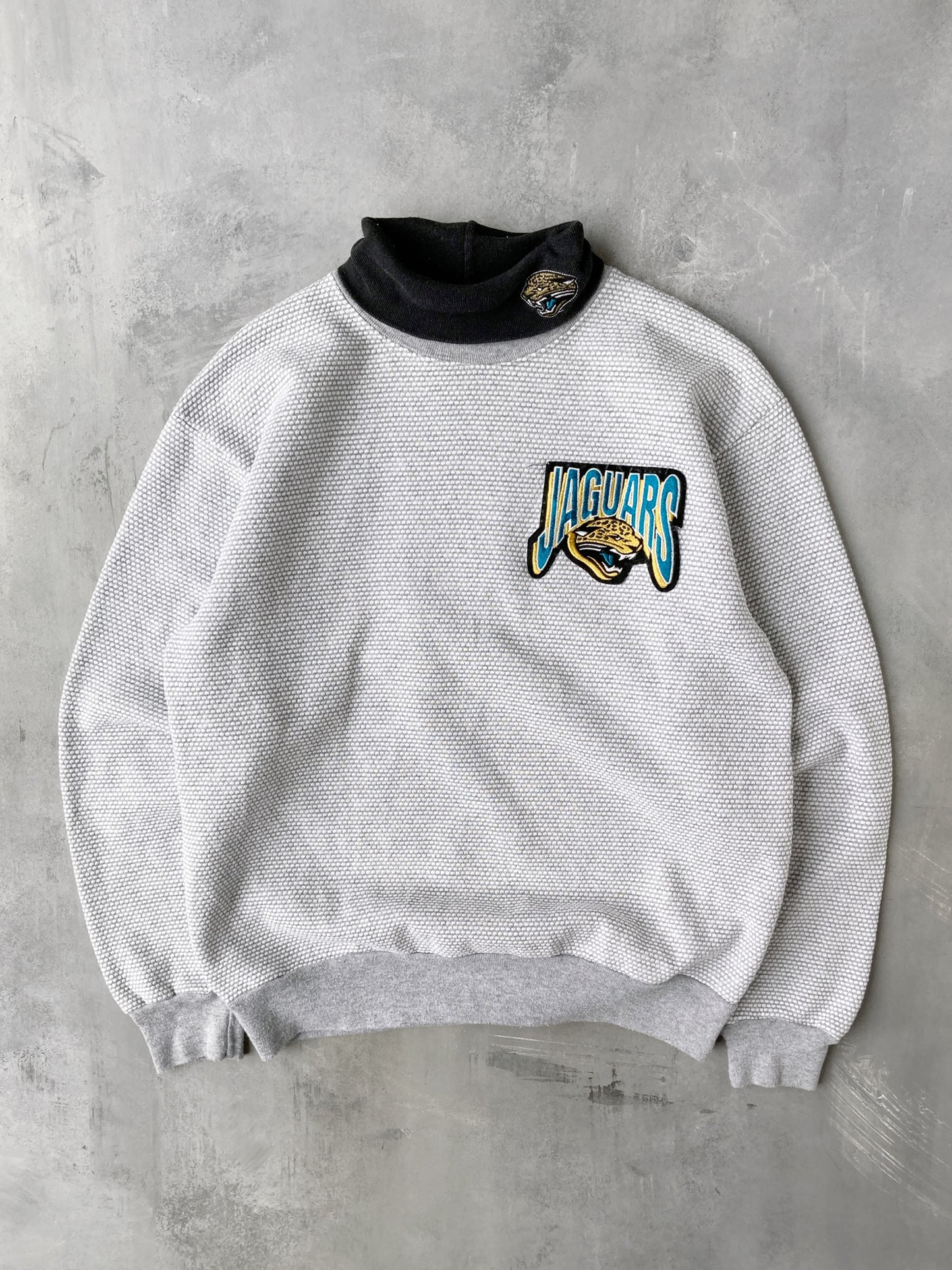 Jacksonville Jaguars Turtleneck Sweatshirt 90's - Medium
