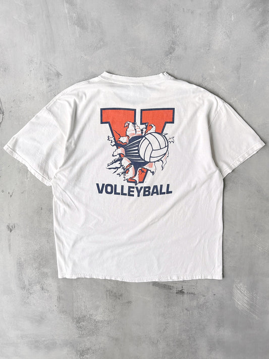 University of Virginia Volleyball T-Shirt 90's - XL