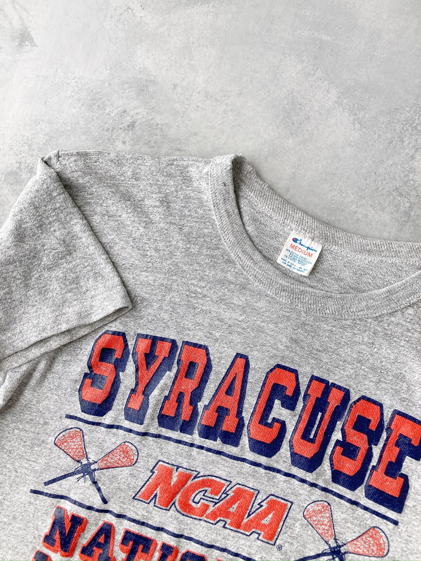 Syracuse University Lacrosse T-Shirt '88 - Small