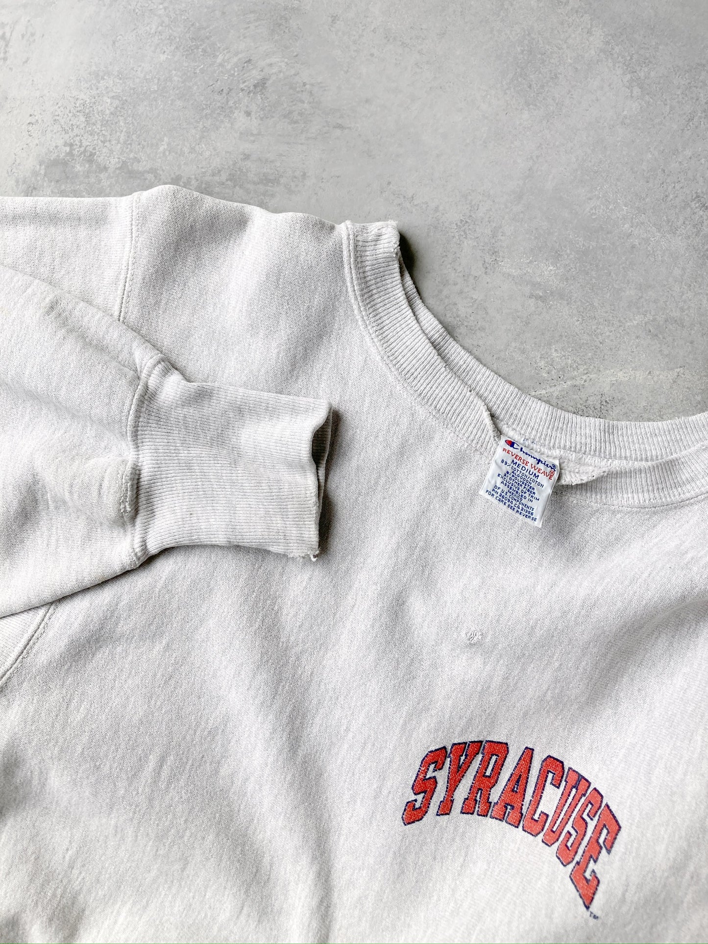 Syracuse University Reverse Weave 90's - Medium