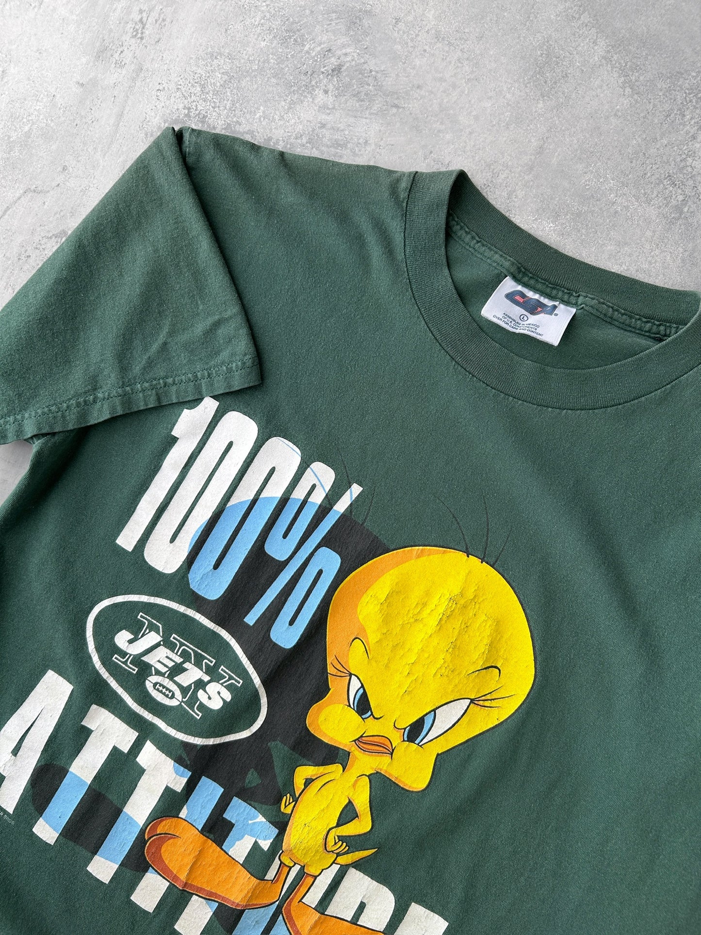 New York Jets Tweety T-Shirt '98 - Large