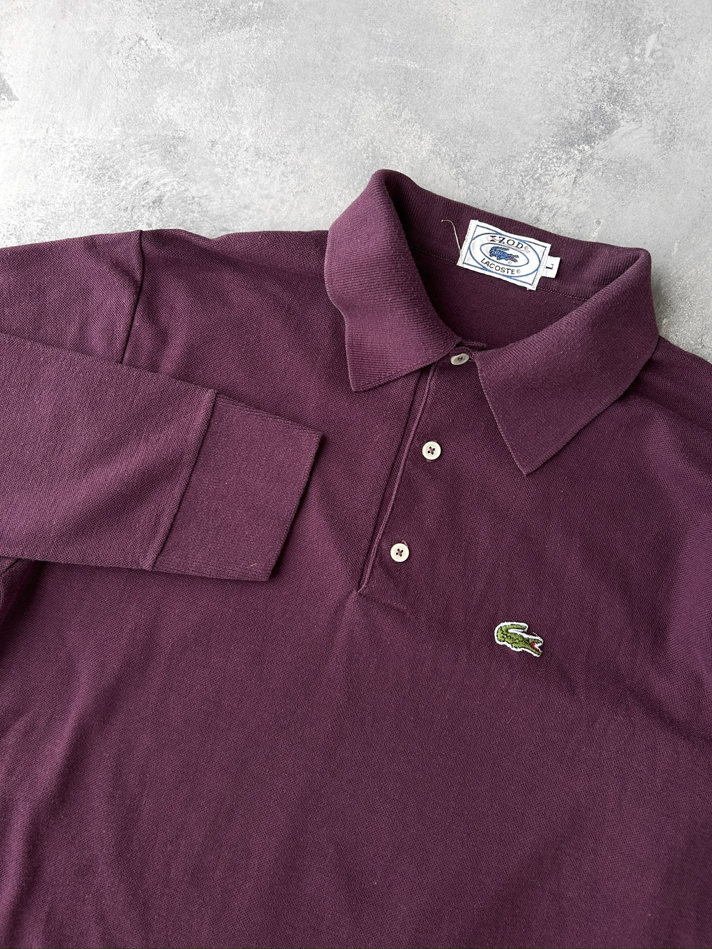 Izod Lacoste Polo Shirt 80's - Medium