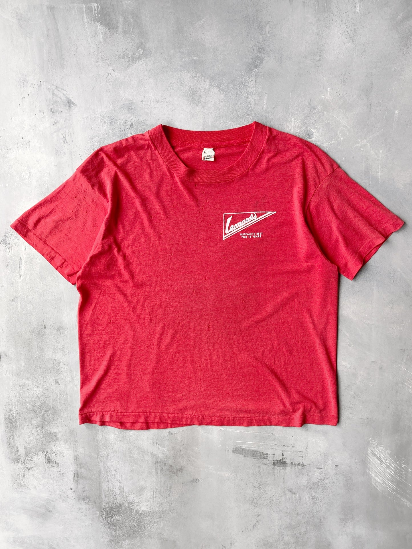 Leonardi's Buffalo Pizza Shop T-Shirt 80's - Large