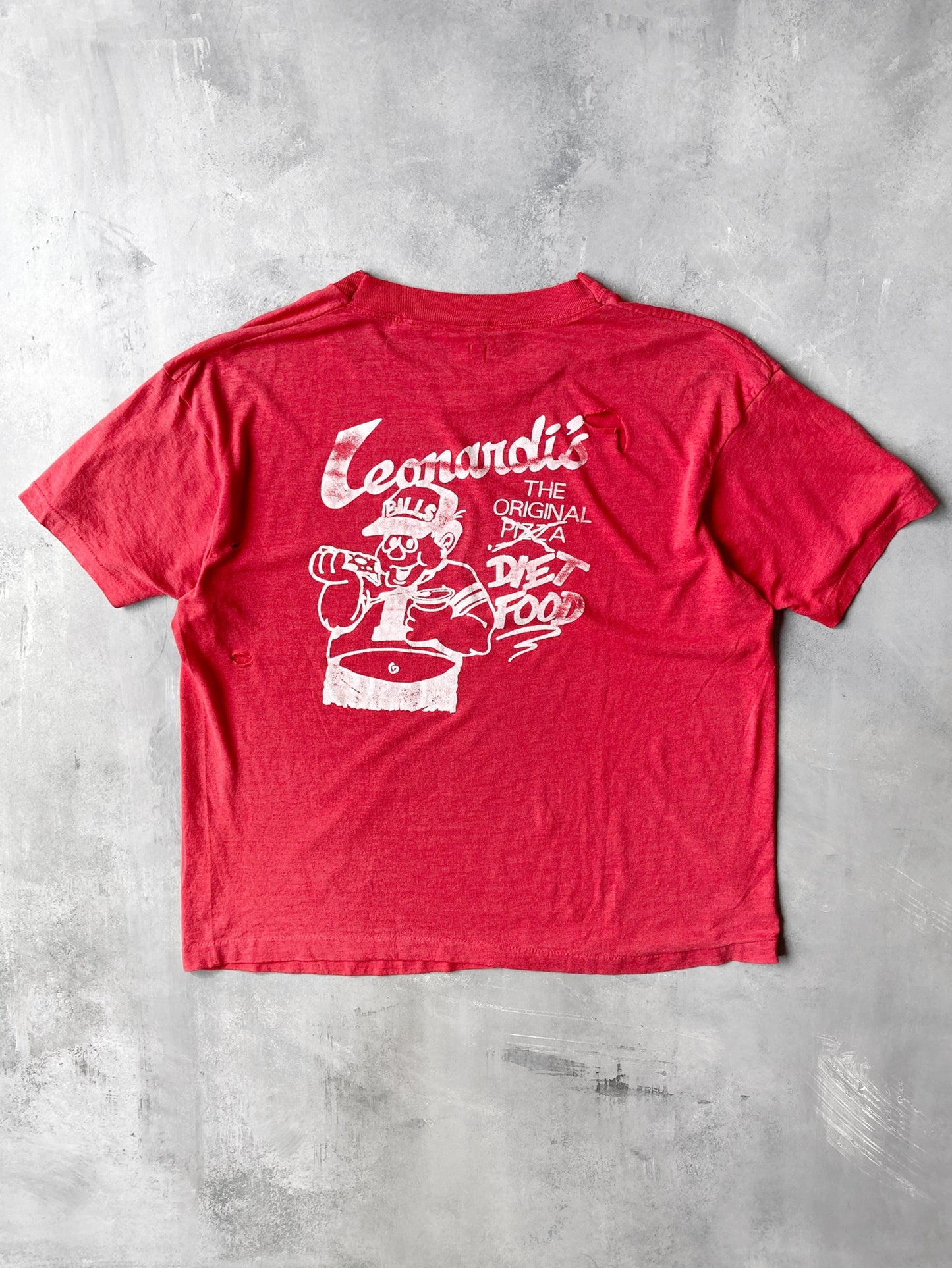 Leonardi's Buffalo Pizza Shop T-Shirt 80's - Large