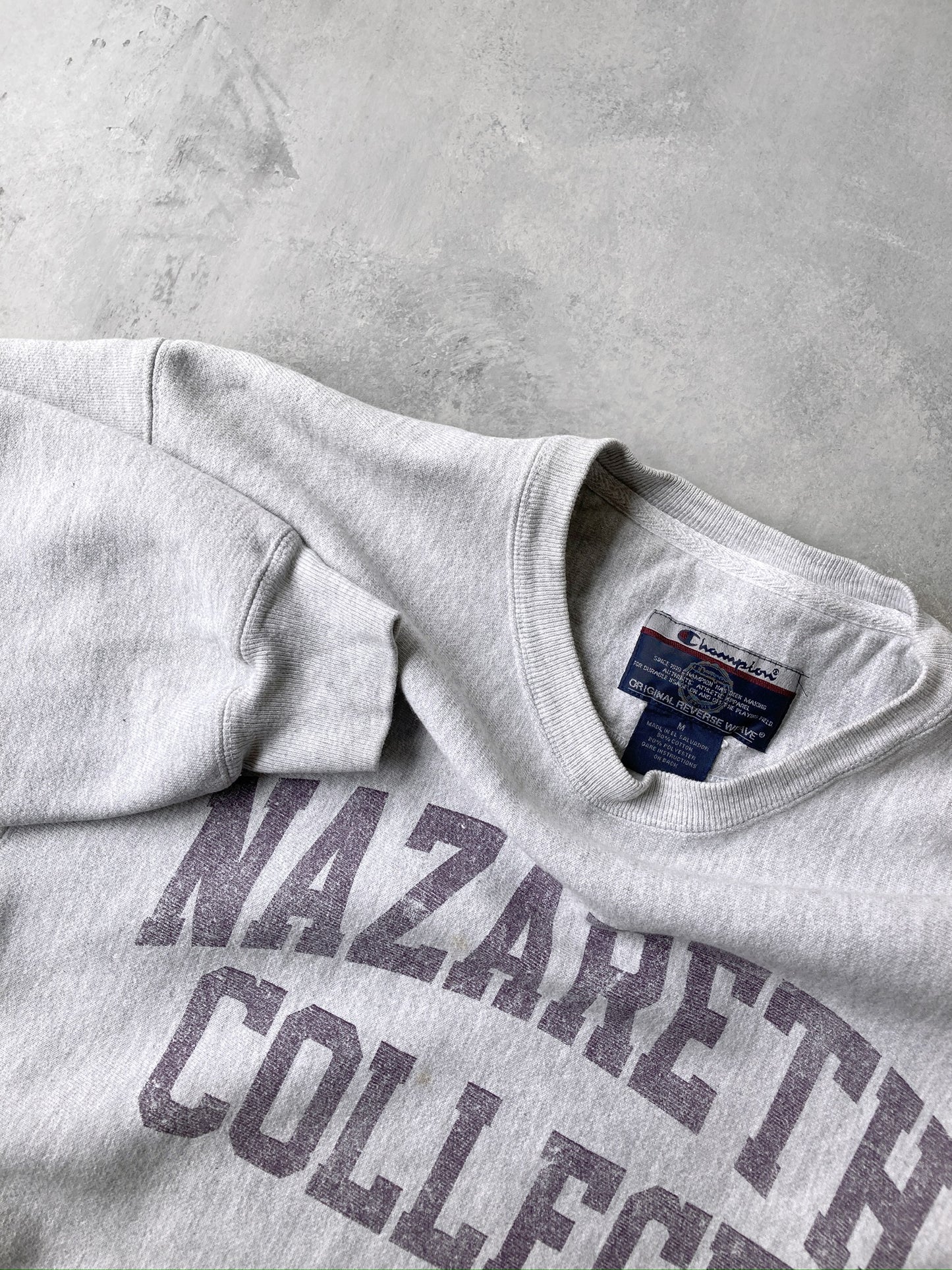 Nazareth College Sweatshirt Y2K - Large