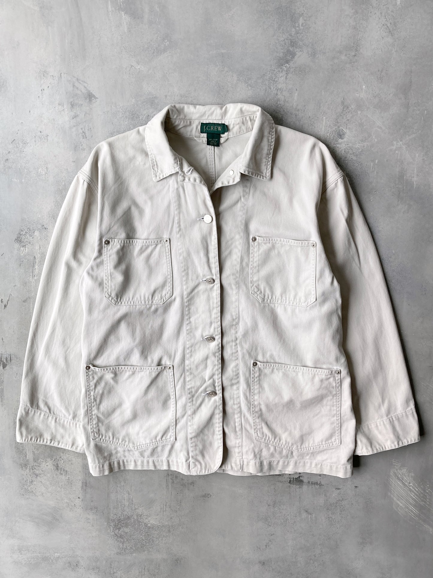 Khaki Chore Jacket Y2K - Medium