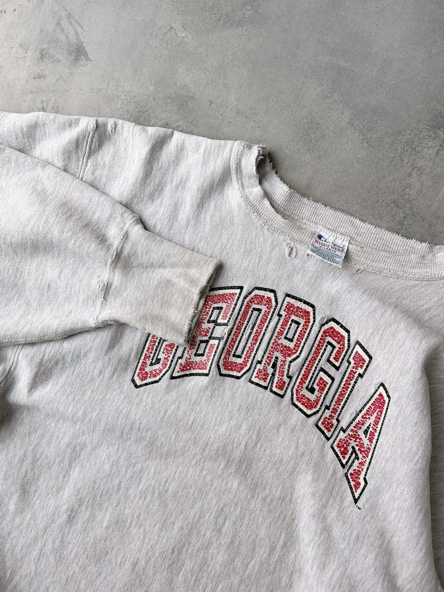 University of Georgia Sweatshirt 90's - Large / XL
