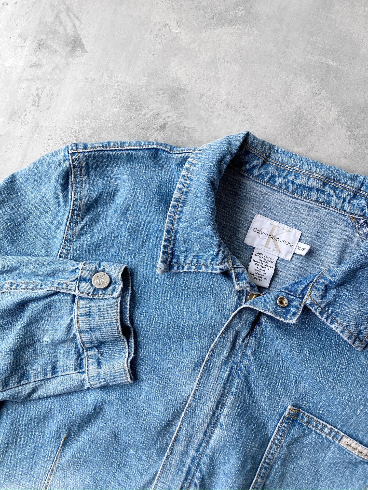 Calvin Klein Jean Jacket Y2K - XL