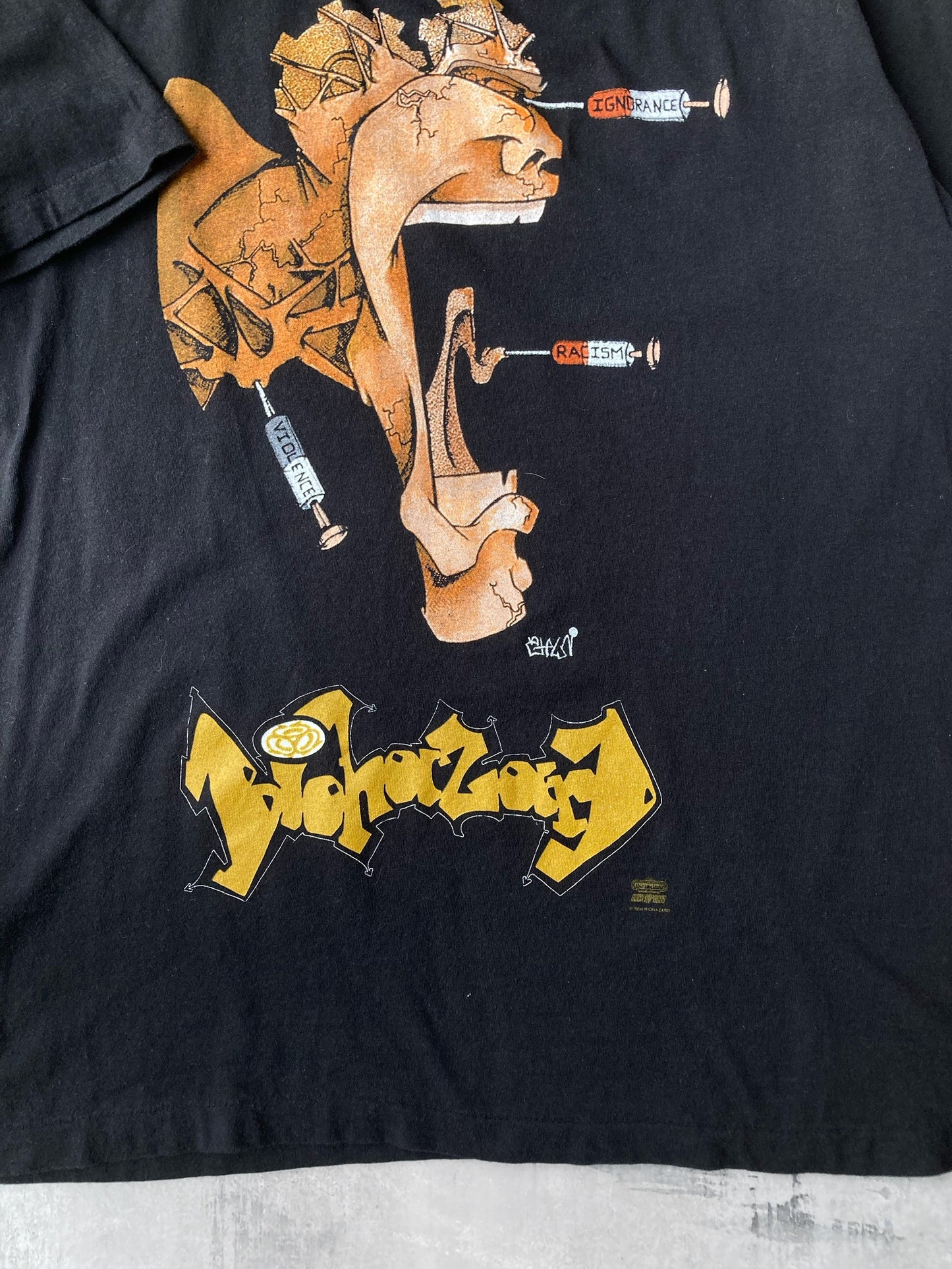 Biohazard Band T-Shirt 90's - Large