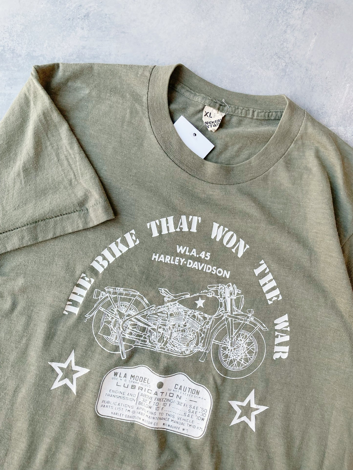 Harley WWII T-Shirt 80's - Large