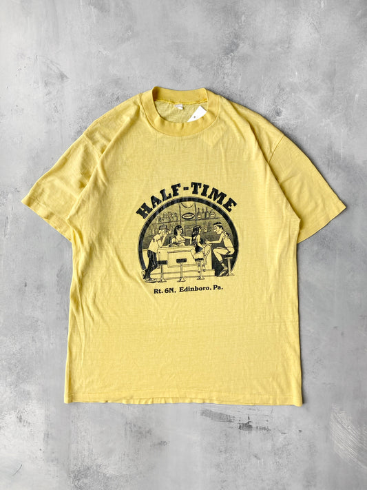 Half-Time Bar Graphic T-Shirt 80's - Large