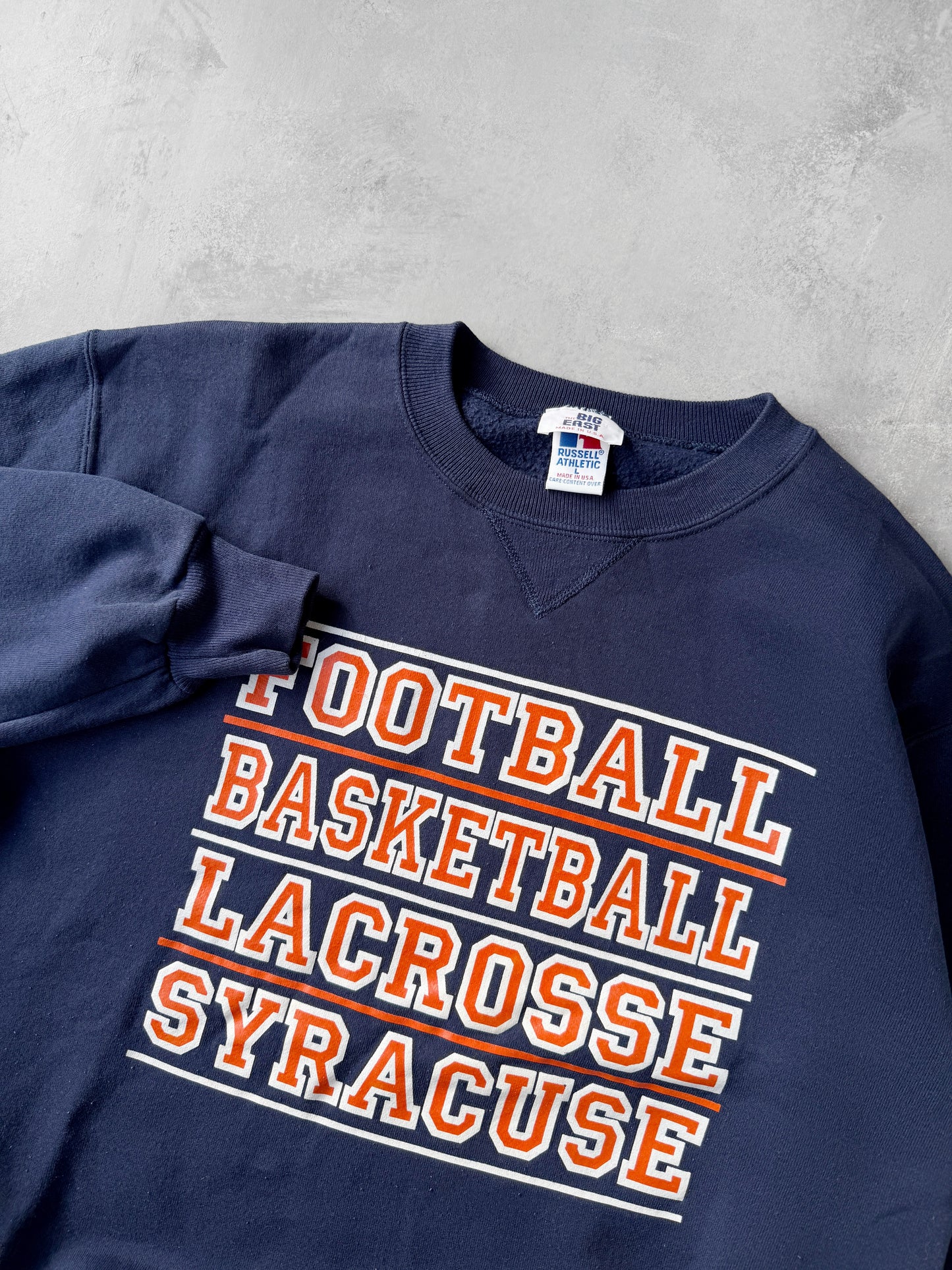 Syracuse University Sports Sweatshirt 90's - Large