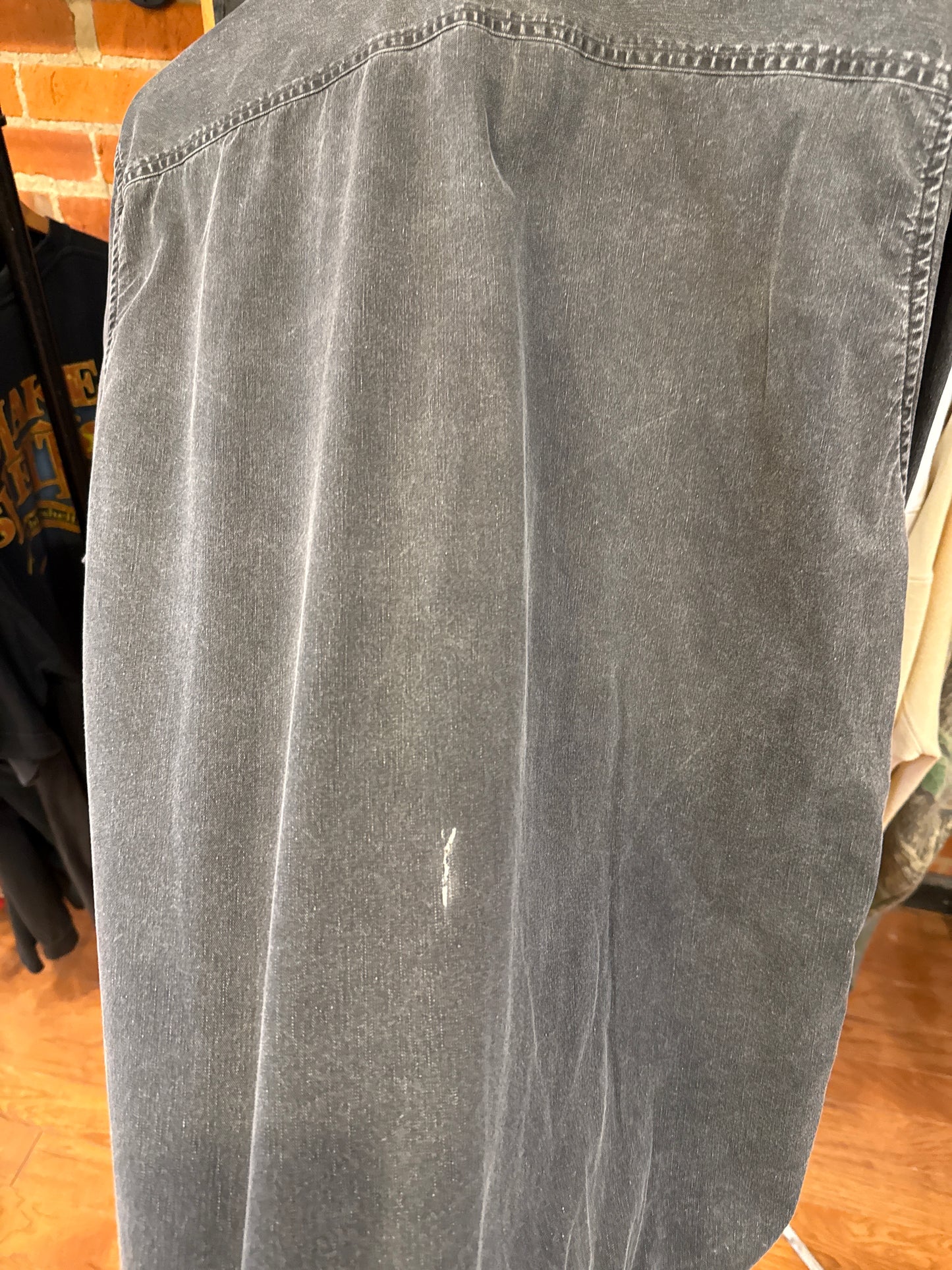 Flannel-Lined Denim Shirt 90's - Large