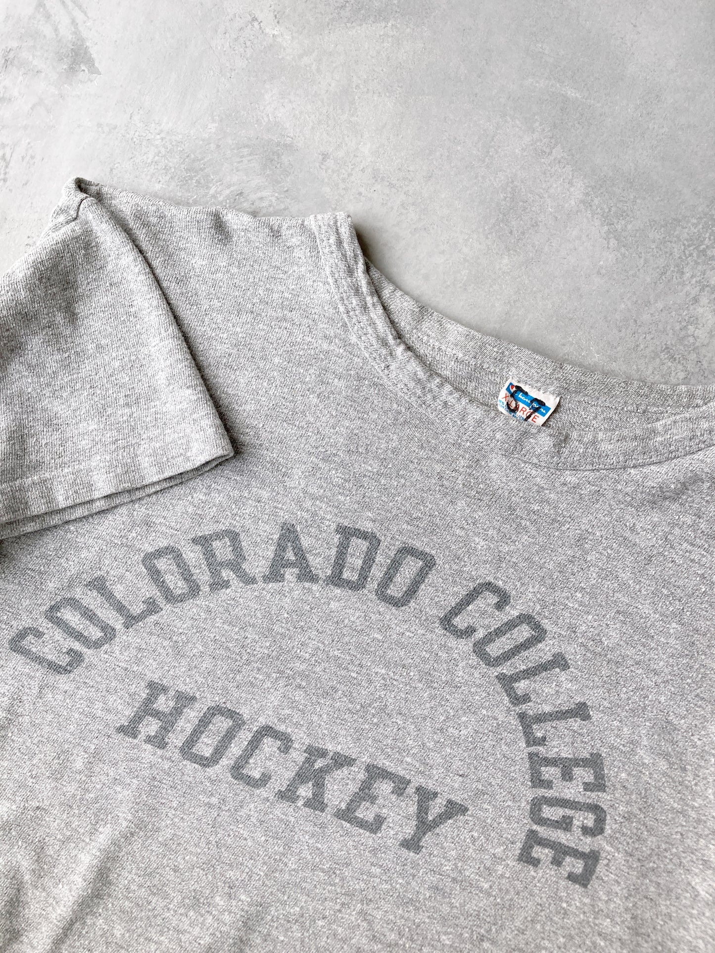 Colorado College Hockey T-Shirt 80's - Large